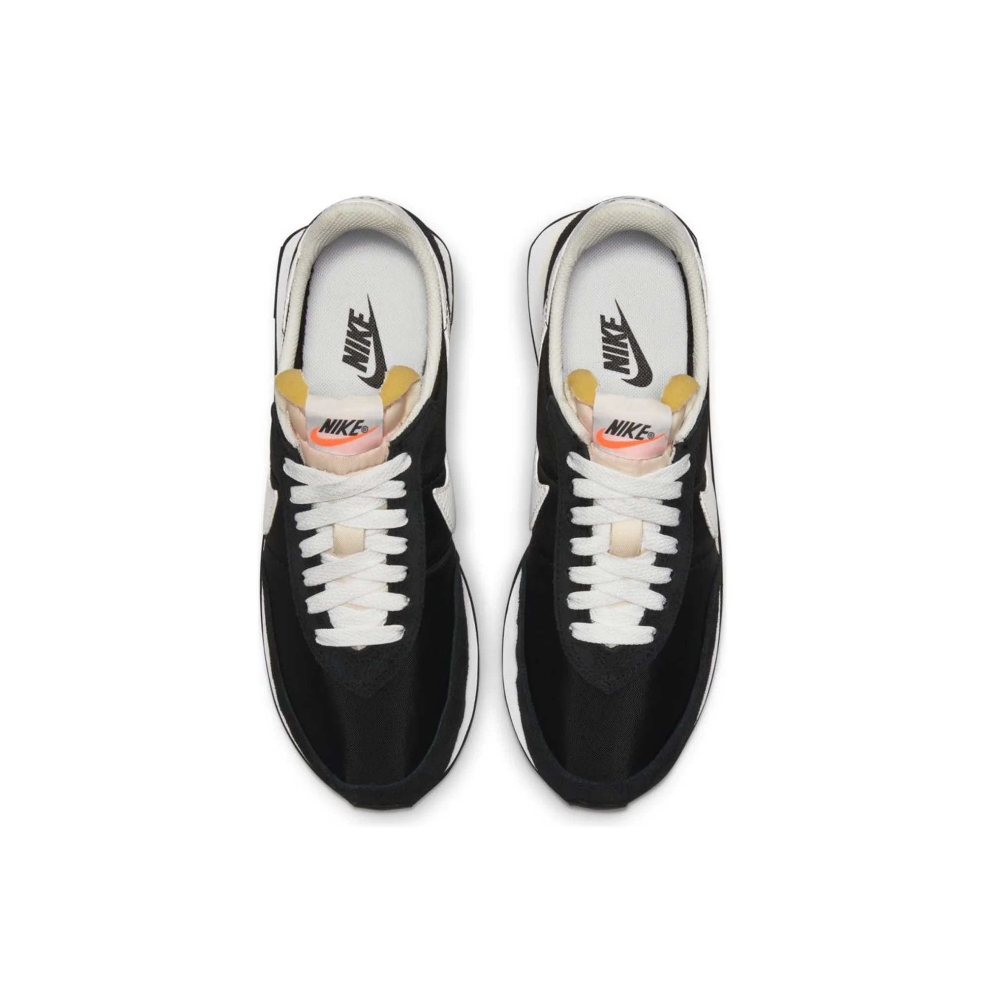 Nike Womens Waffle Trainer 2 Shoes 'Black/White/Sail' - Image 4