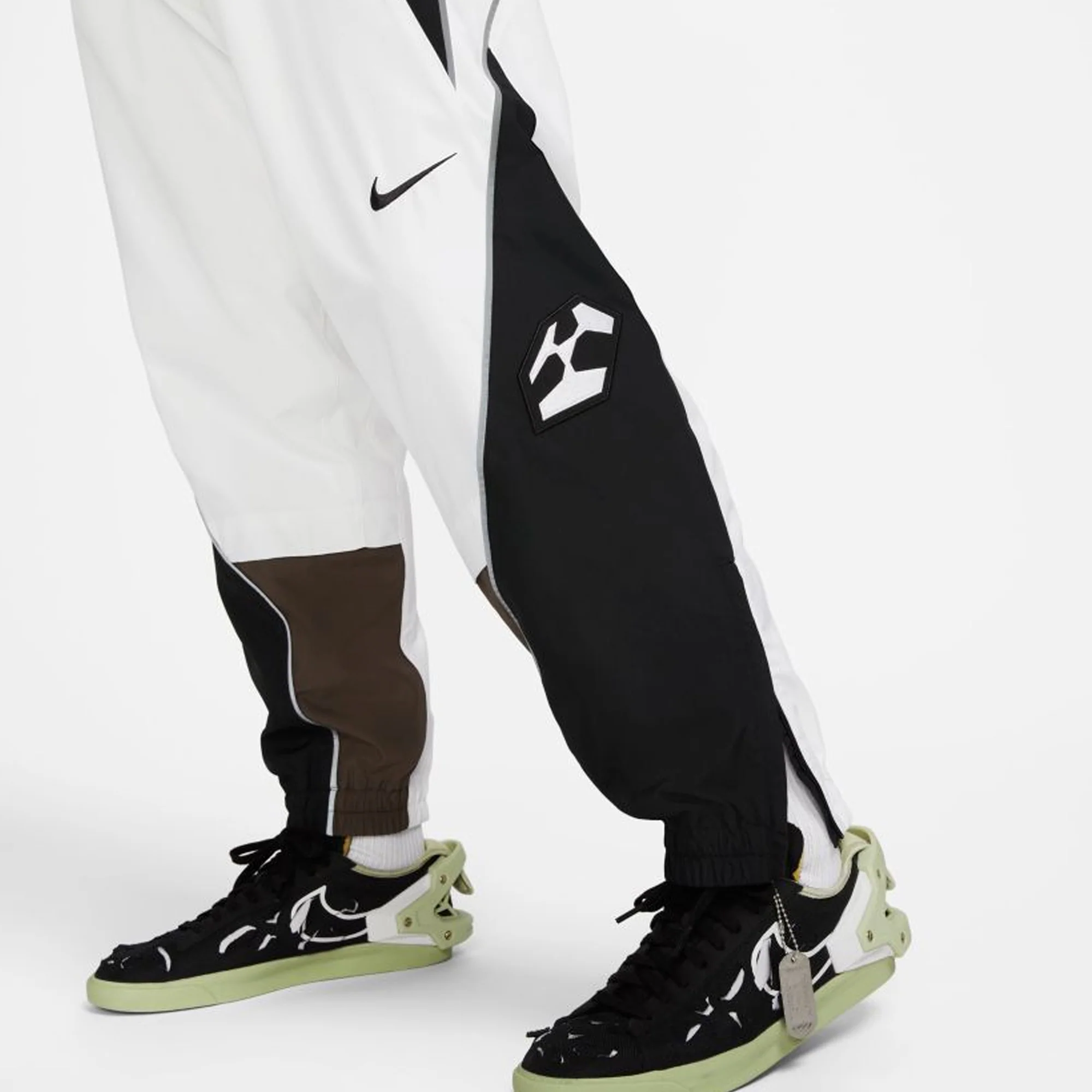 Nike Mens NRG Woven Pant 'White/Multi' - Image 4