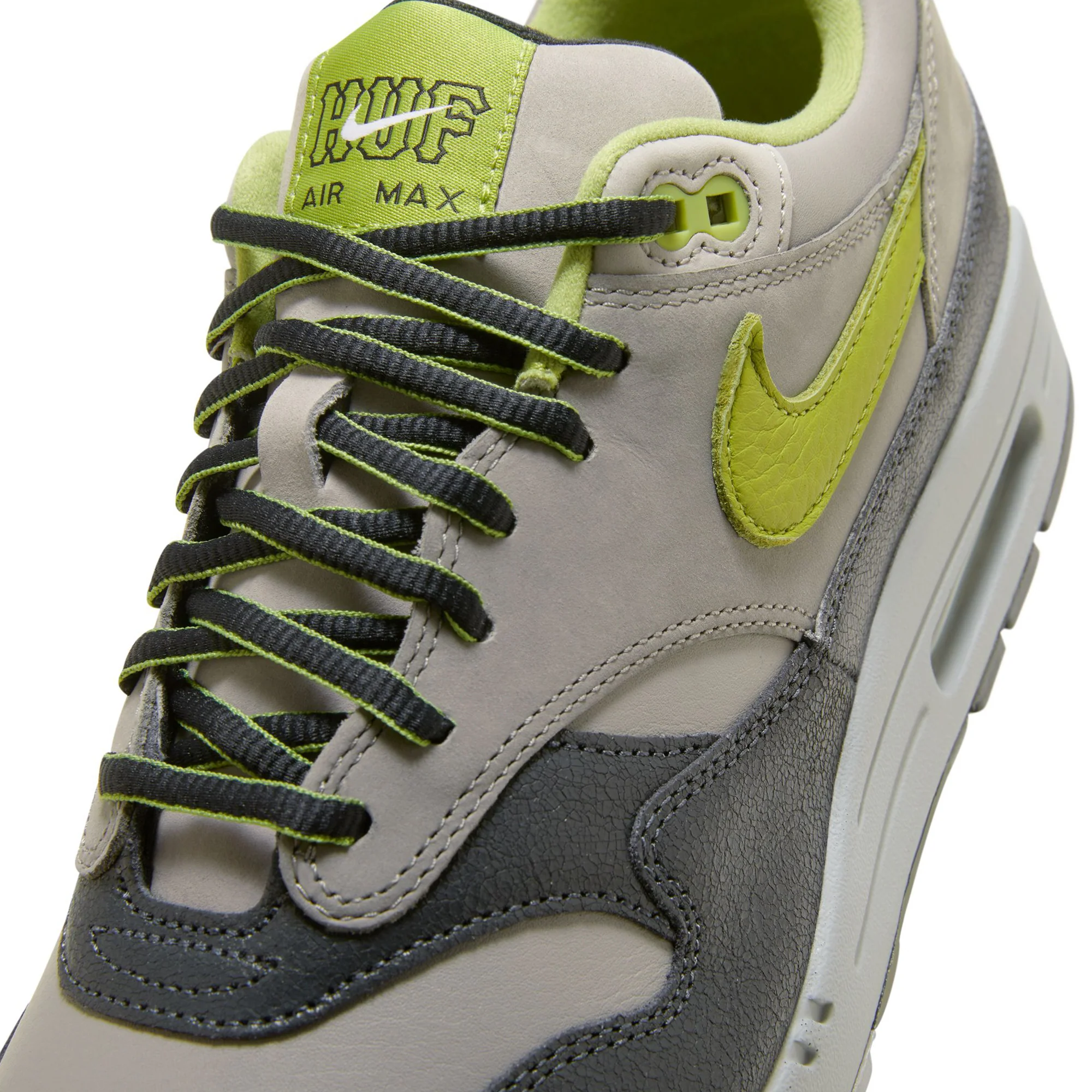 Nike x HUF Mens Air Max 1 "Pear" Shoes - Image 4