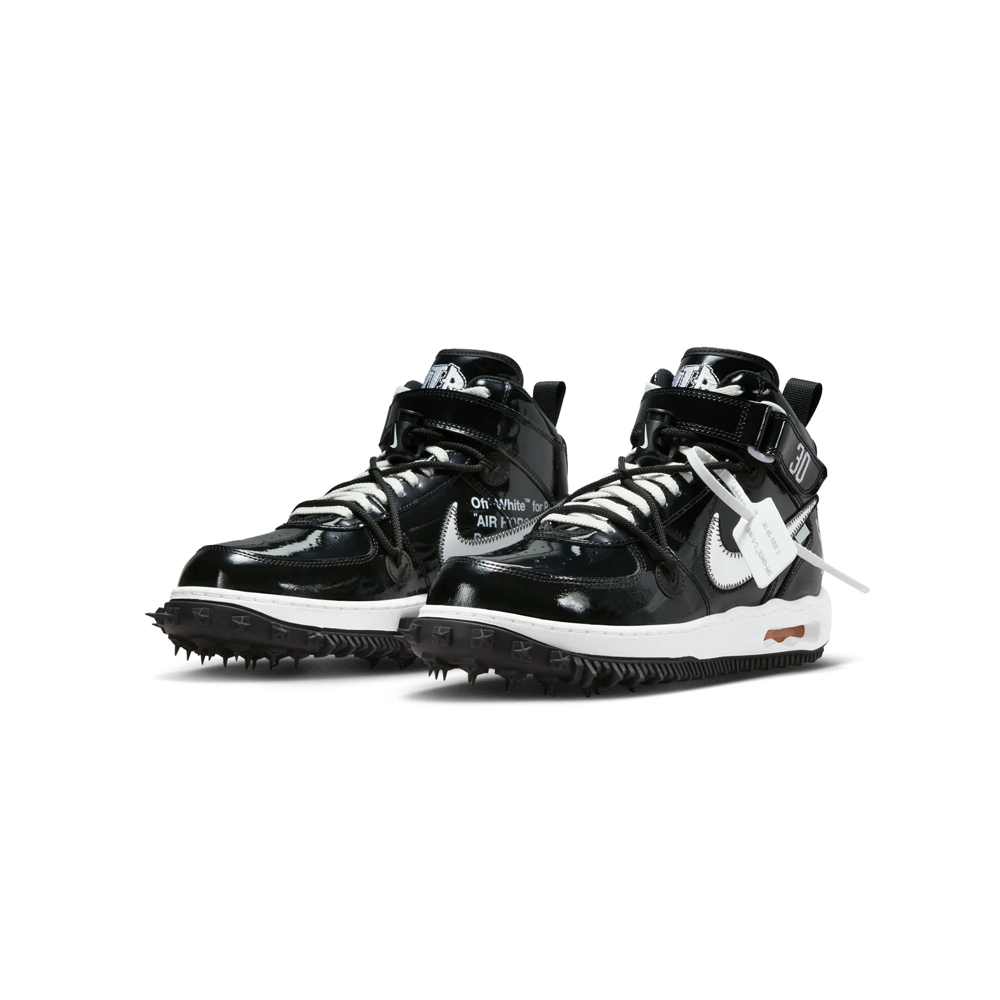 Nike x Off-White Air Force 1 Mid Shoes - Image 2