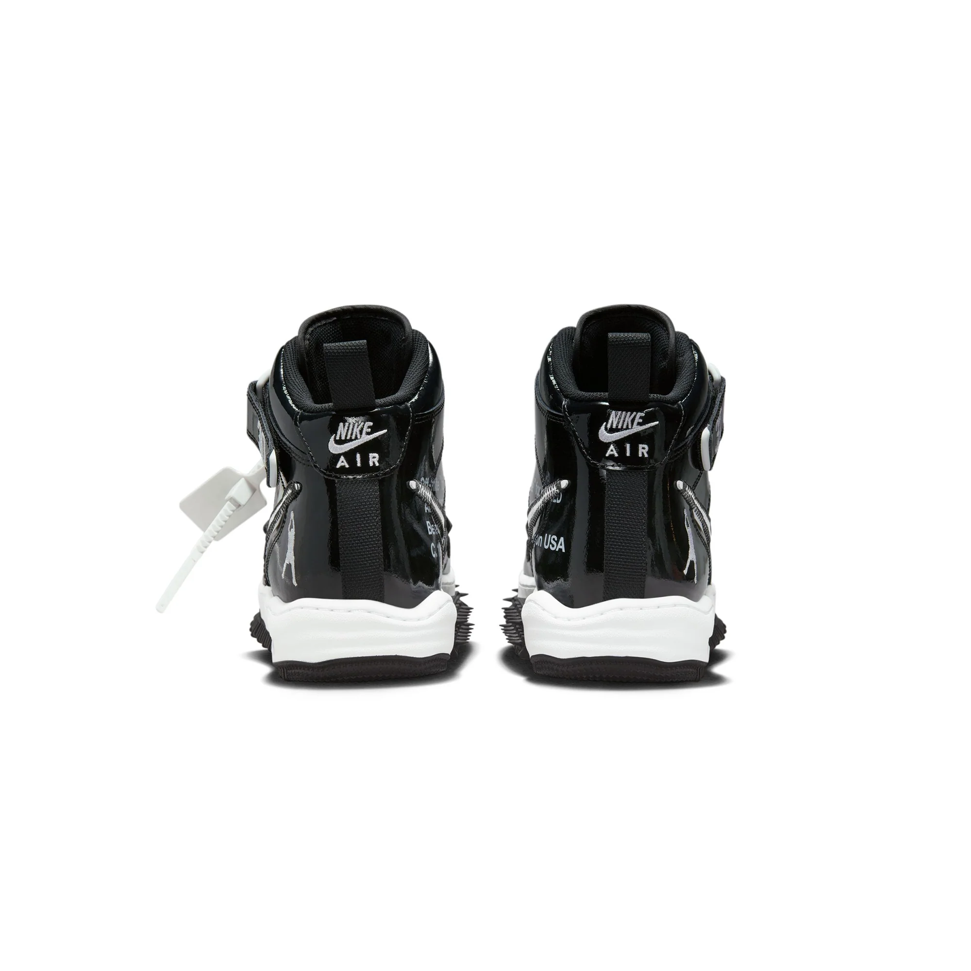 Nike x Off-White Air Force 1 Mid Shoes - Image 3