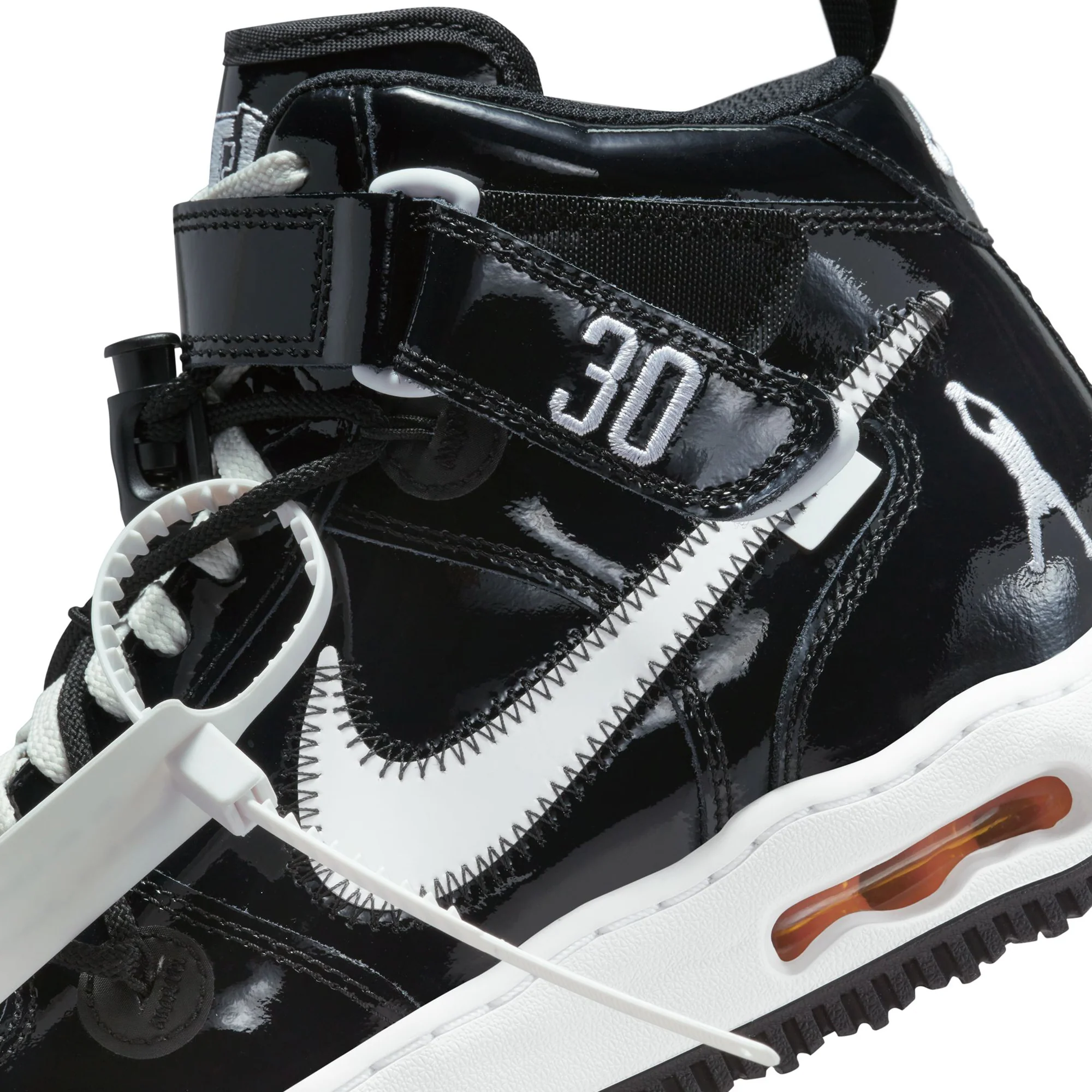 Nike x Off-White Air Force 1 Mid Shoes - Image 4
