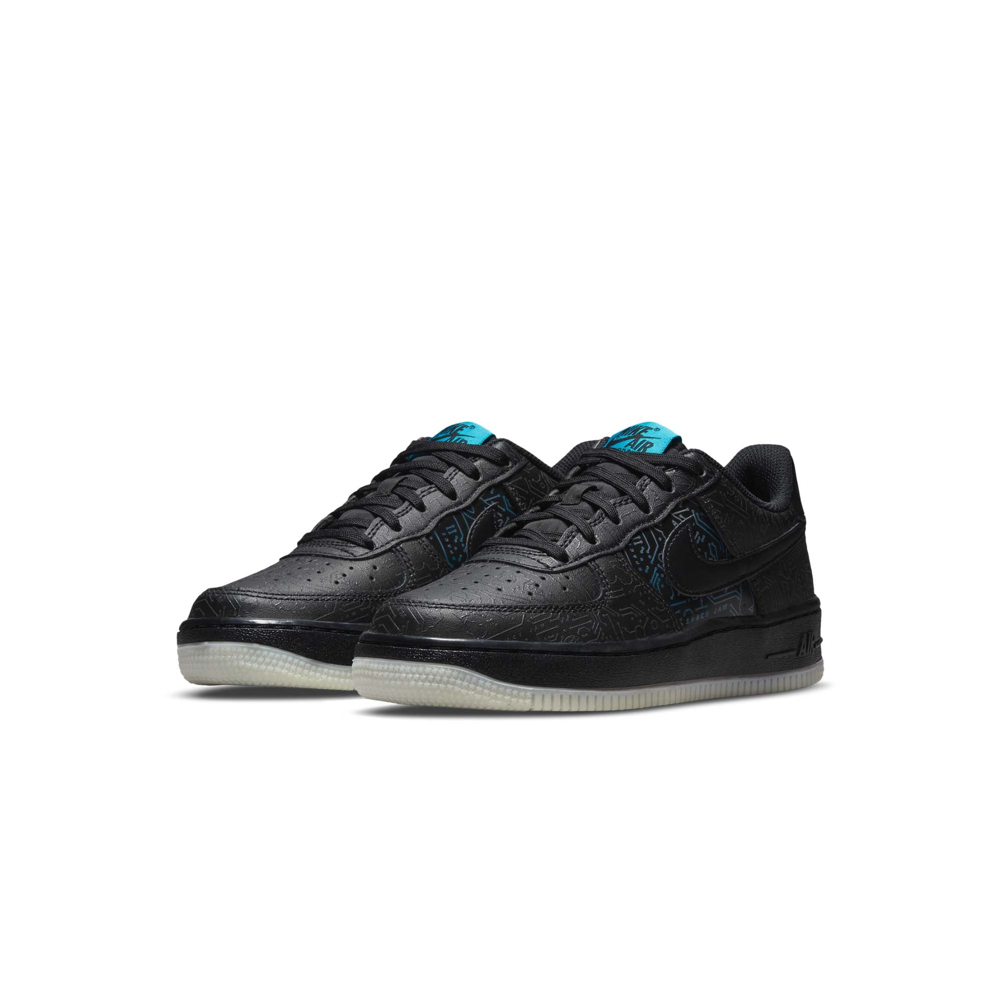 Nike Youth Air Force 1 '06 x Space Jam: A New Legacy Shoes 'Black' - Image 2
