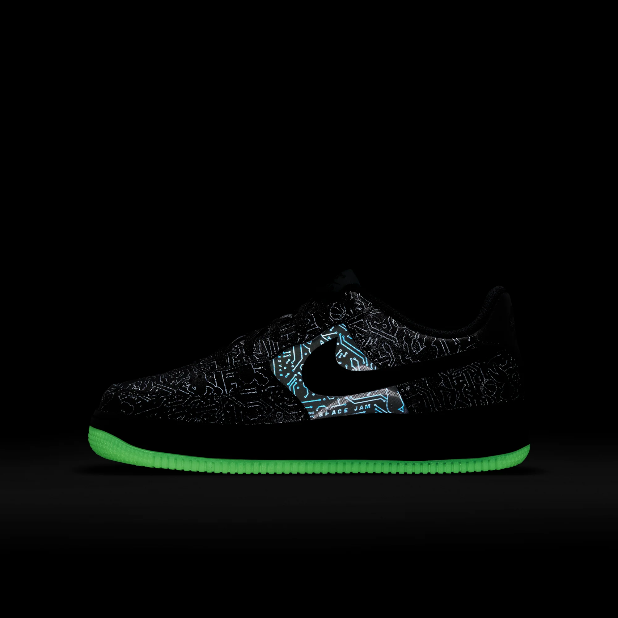 Nike Youth Air Force 1 '06 x Space Jam: A New Legacy Shoes 'Black' - Image 4