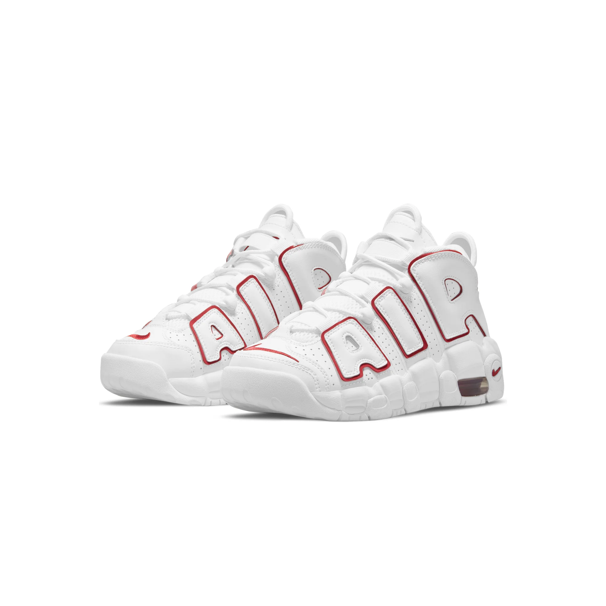 Nike Youth Air More Uptempo Shoes 'White' - Image 2