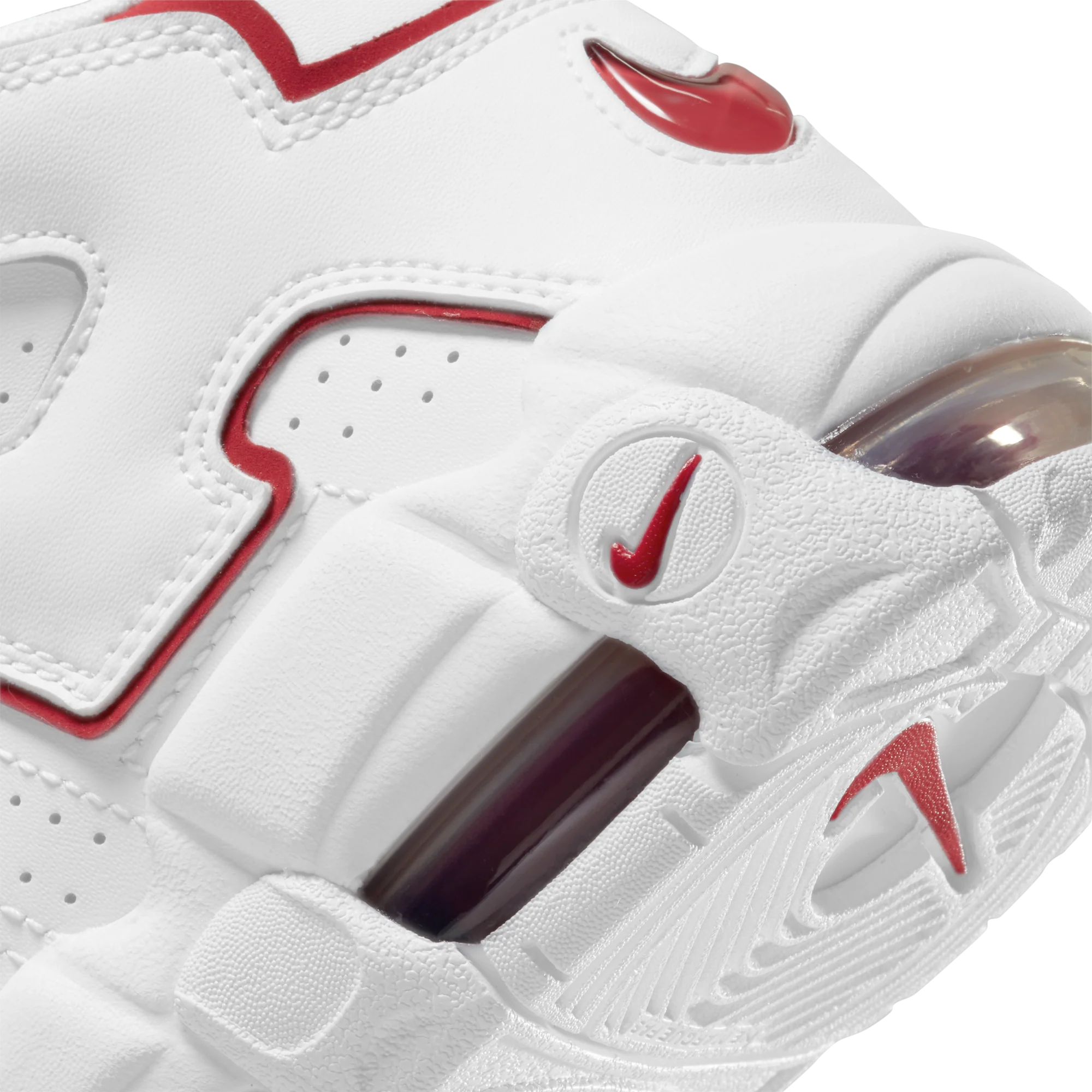 Nike Youth Air More Uptempo Shoes 'White' - Image 4