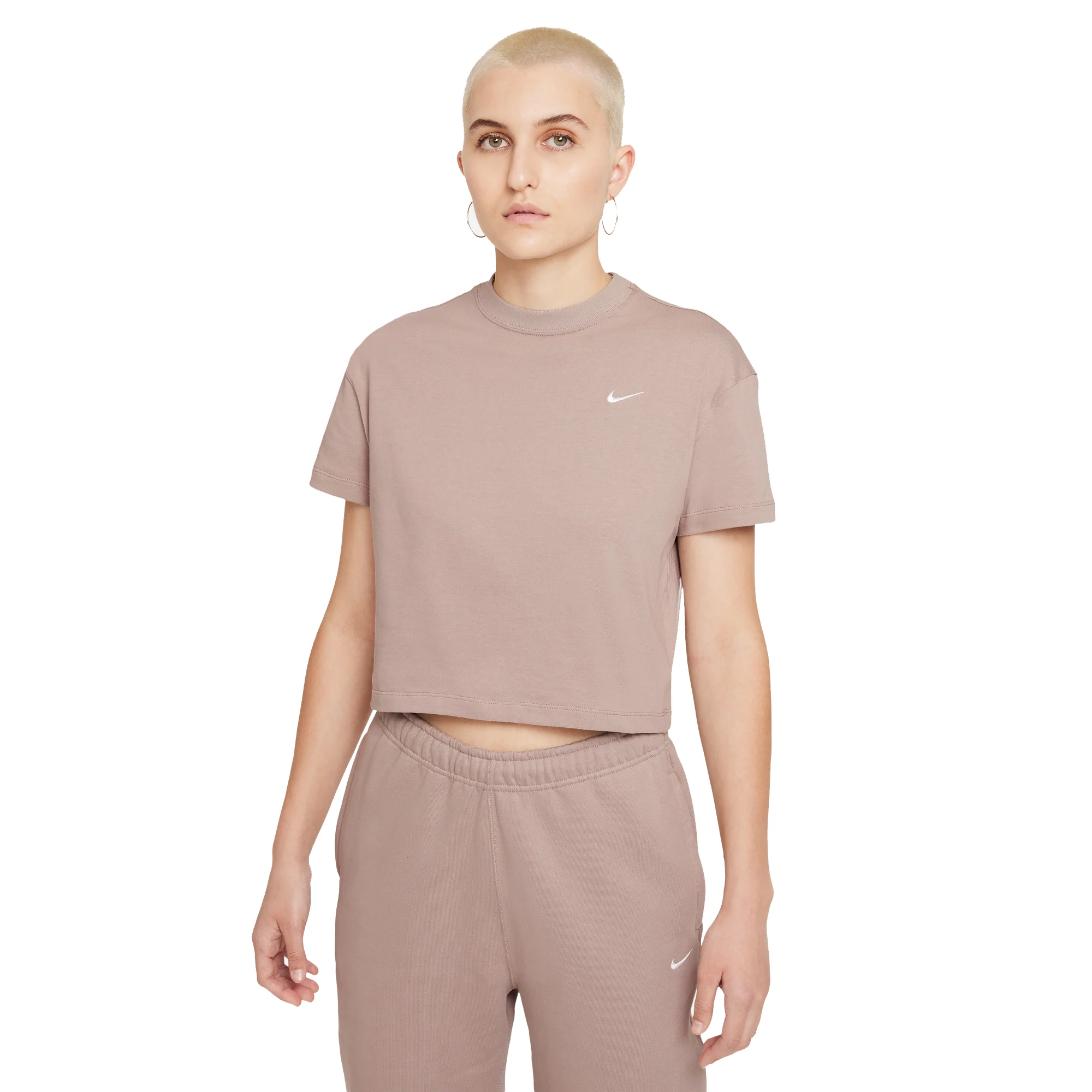 NikeLab Womens T-Shirt Malt/White - Image 2