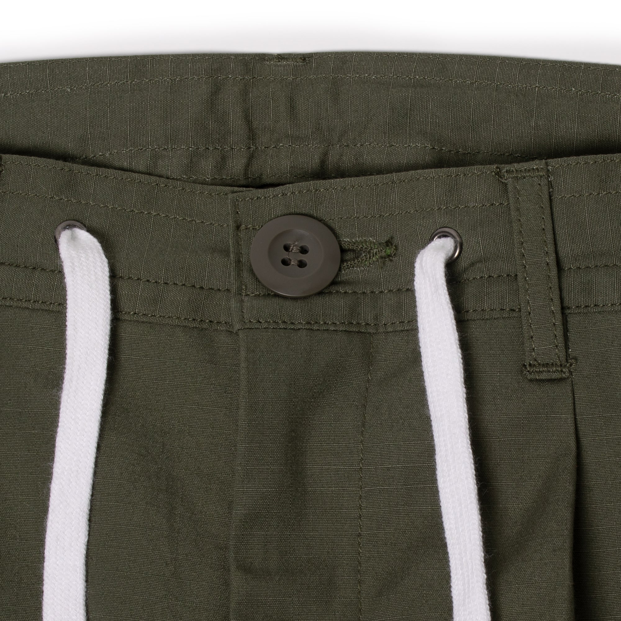 Number (N)ine 'Olive' Cotton Ripstop Trousers - Image 3