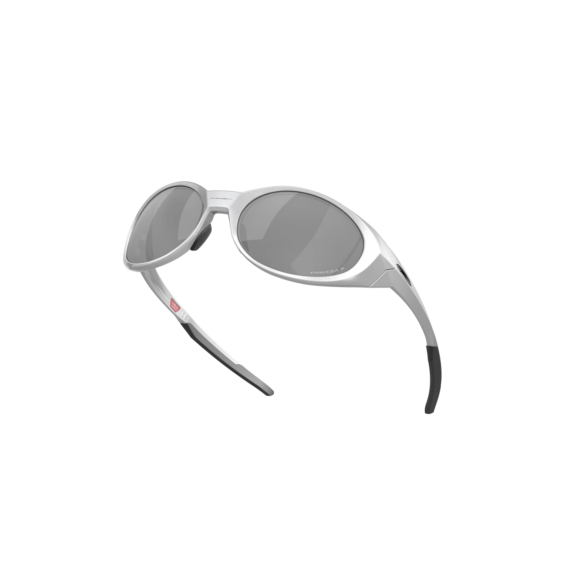 Oakley Eyejacket Redux Silver w/ Prizm Black Polarized Sunglasses - Image 3