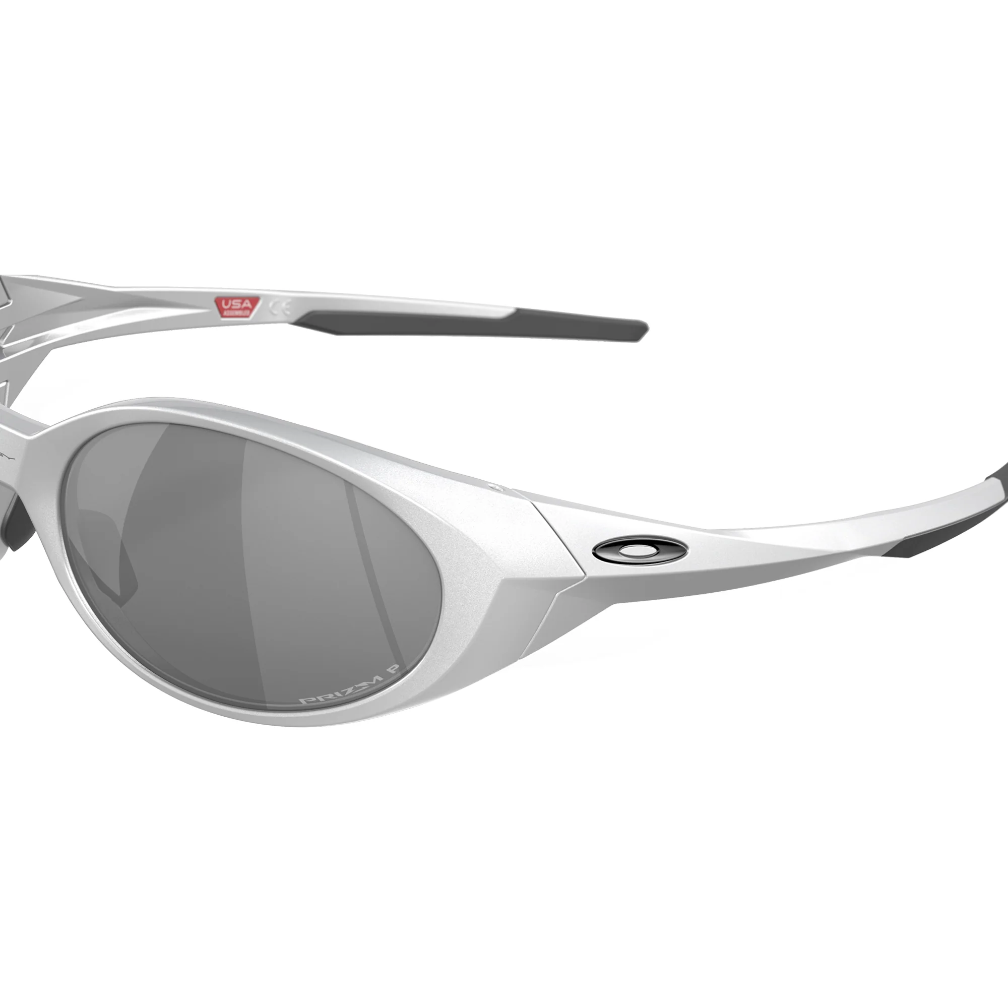 Oakley Eyejacket Redux Silver w/ Prizm Black Polarized Sunglasses - Image 4