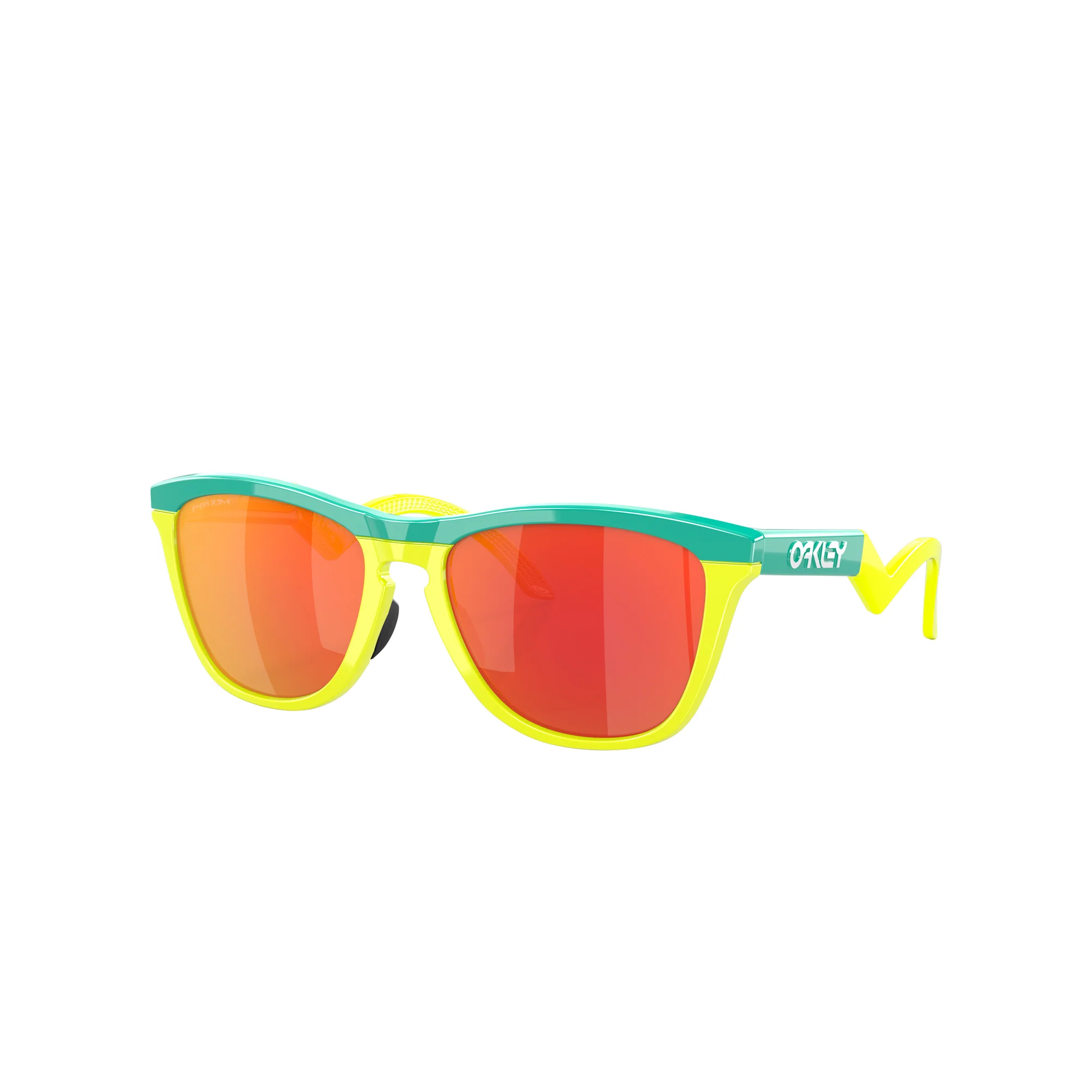 Oakley Frogskin Hybrid Celeste w/ Prizm Ruby - Image 2
