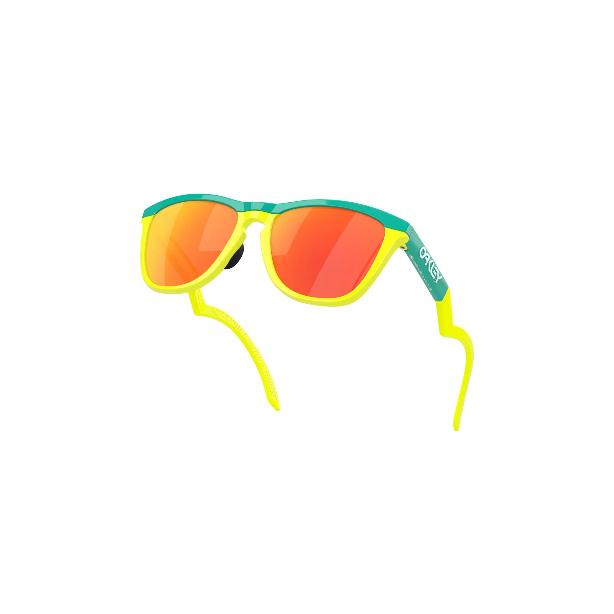 Oakley Frogskin Hybrid Celeste w/ Prizm Ruby - Image 3