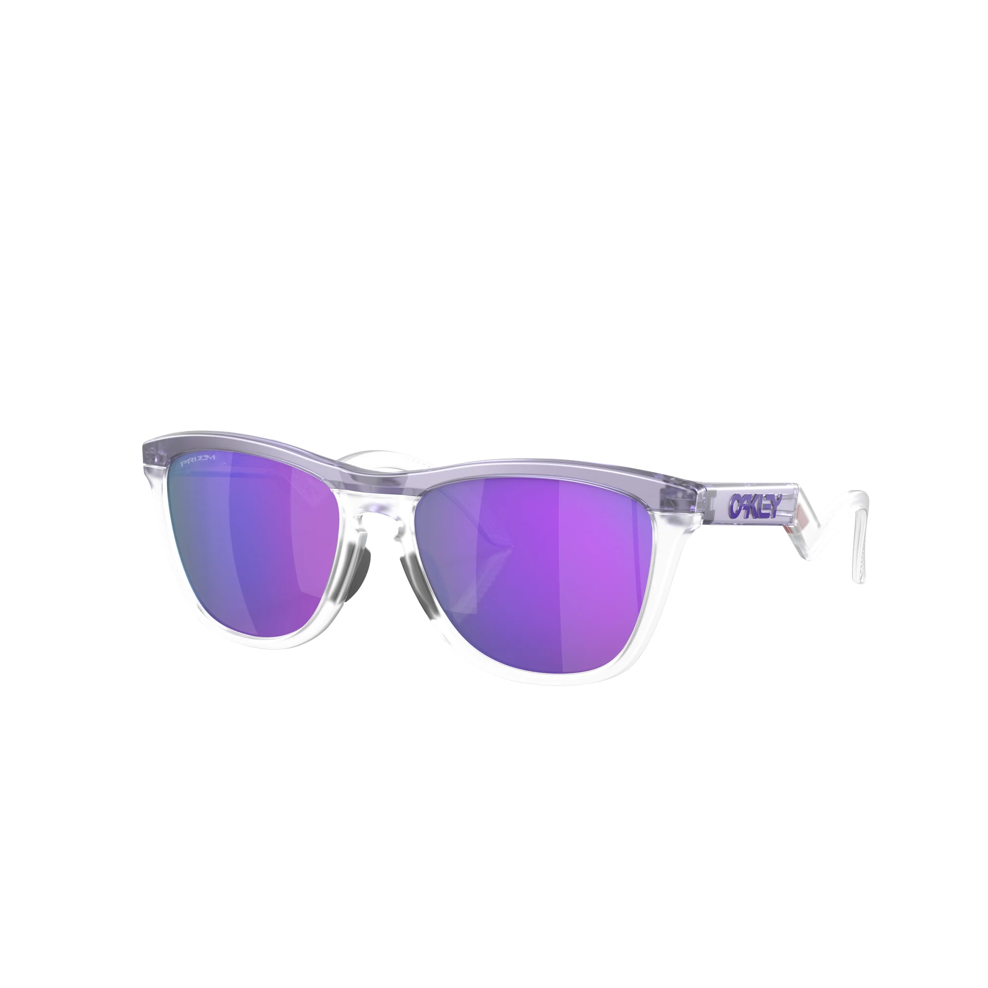 Oakley Frogskin Hybrid Matte Trans Lilac w/ Prizm Violet - Image 2