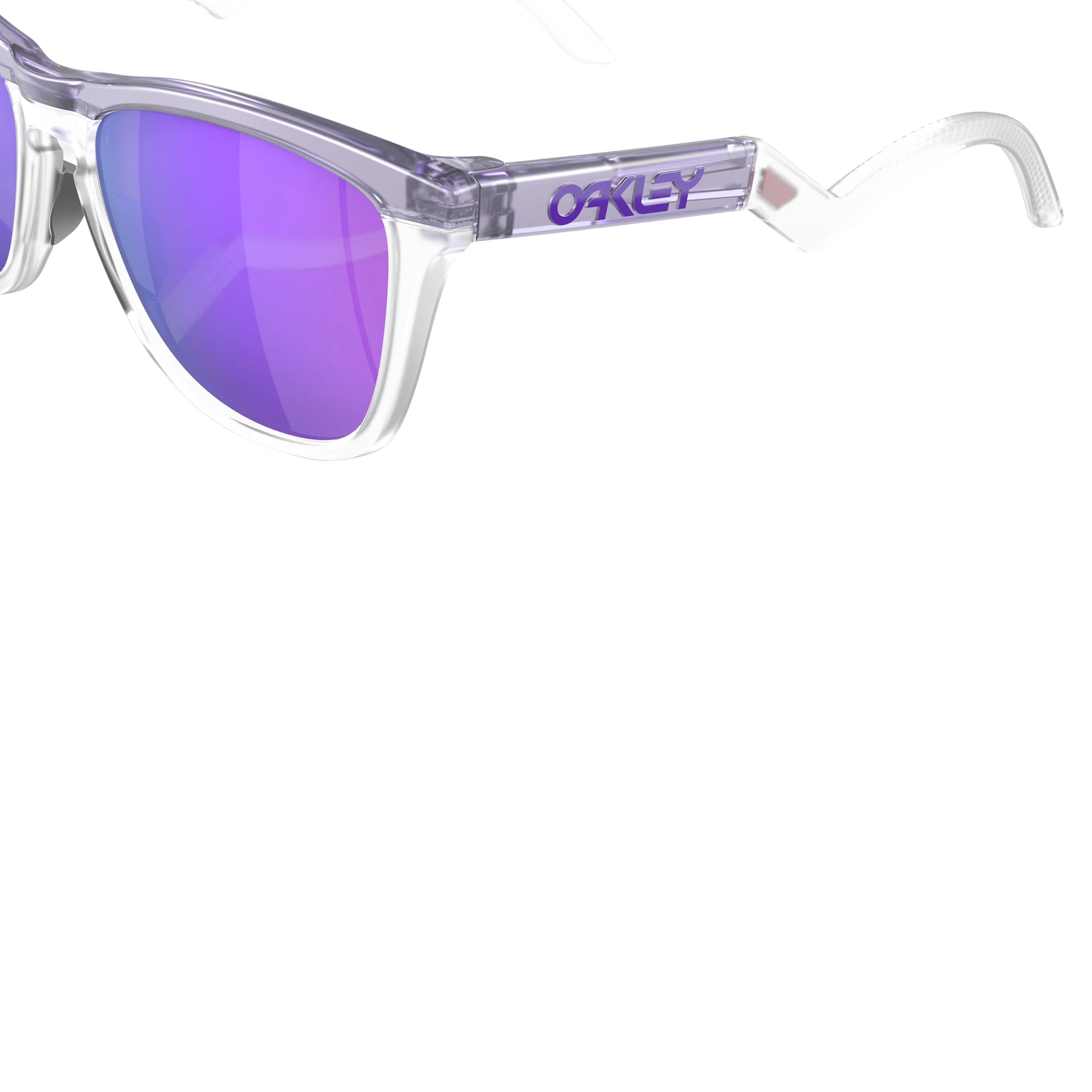Oakley Frogskin Hybrid Matte Trans Lilac w/ Prizm Violet - Image 4