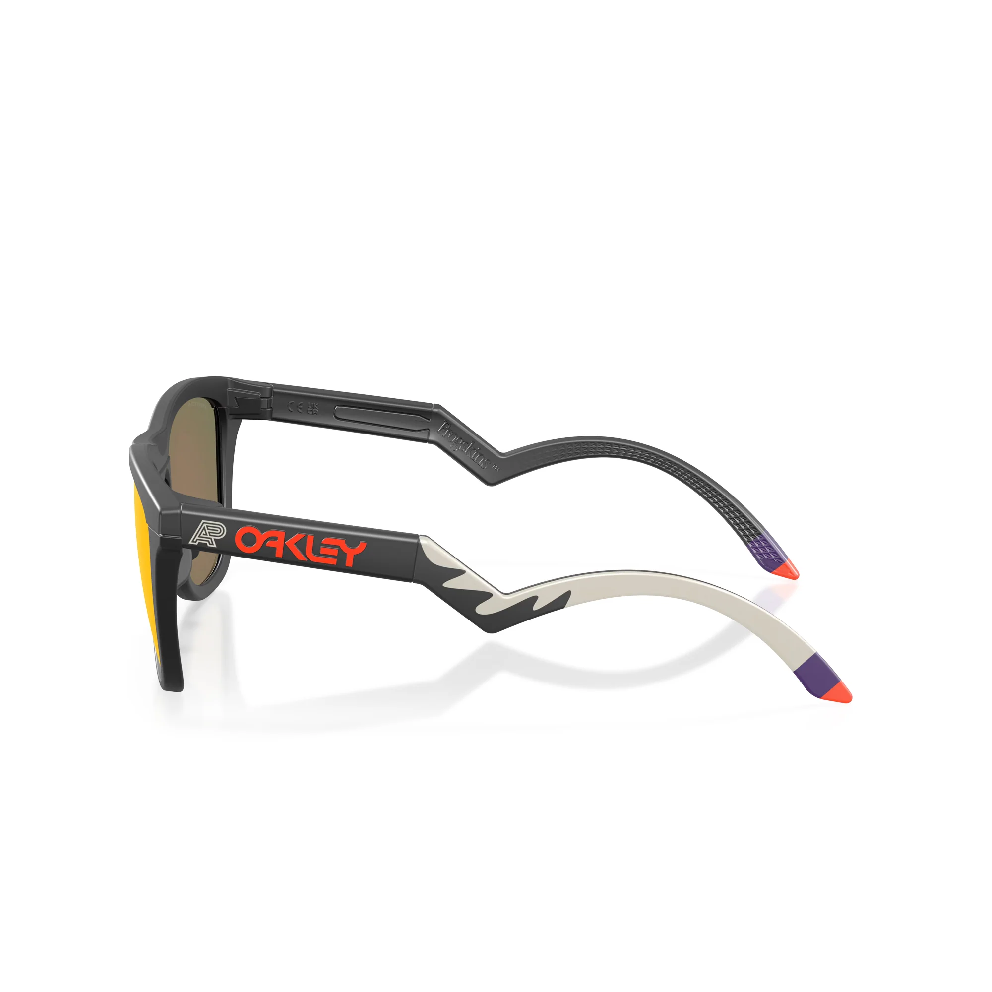 Oakley Frogskins Hybrid Matte Black W/ Prizm Ruby Sunglasses - Image 2
