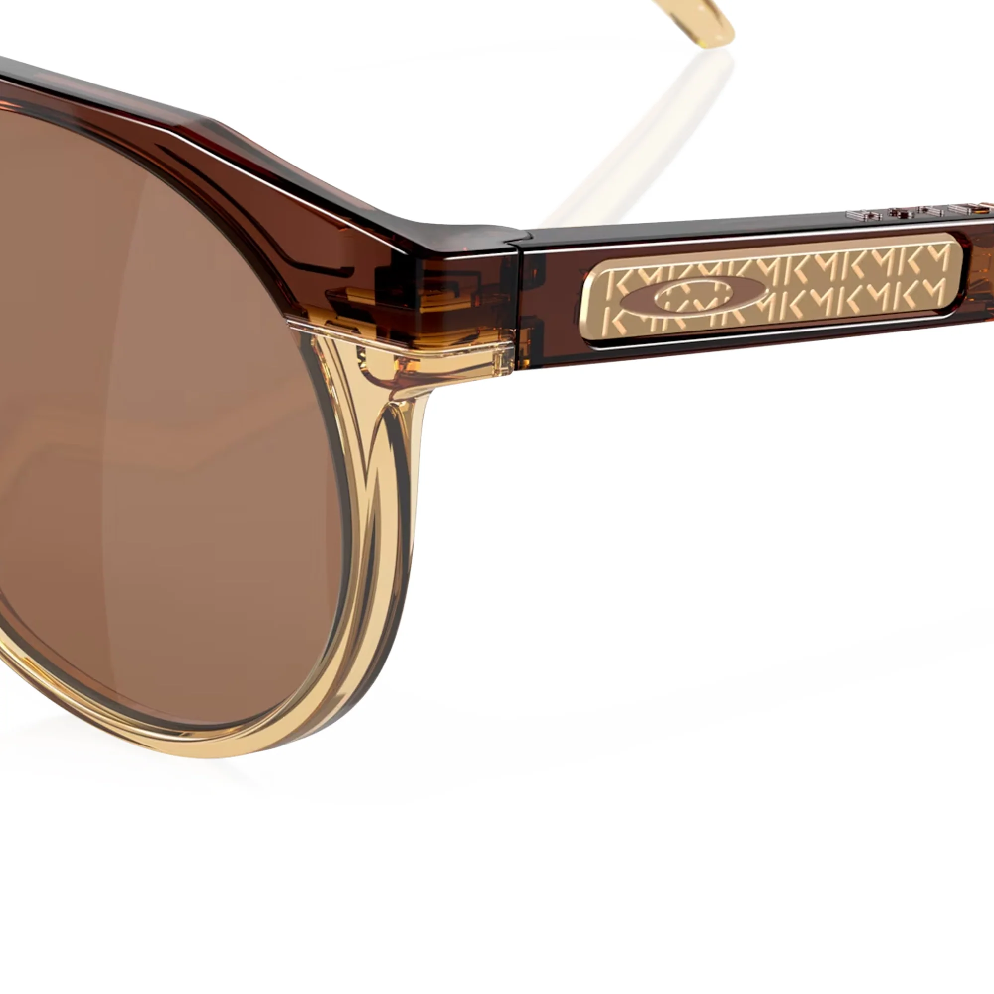 Oakley Kylian Mbappé HSTN Dark Amber Light Curry W/ Prizm Tungsten Sunglasses - Image 4