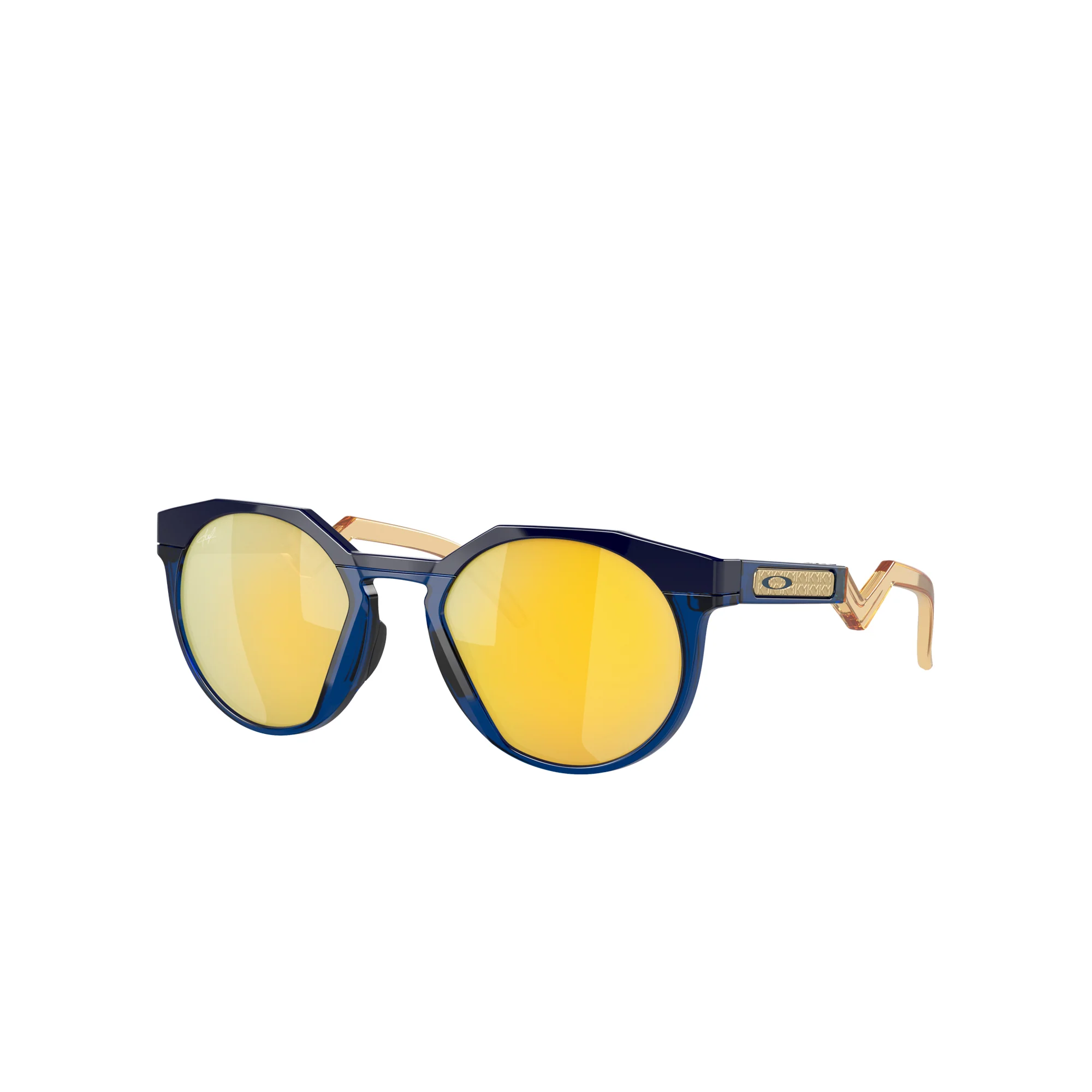 Oakley HSTN Navy/Trans Blue W/ Prizm 24k Polarized Sunglasses - Image 2