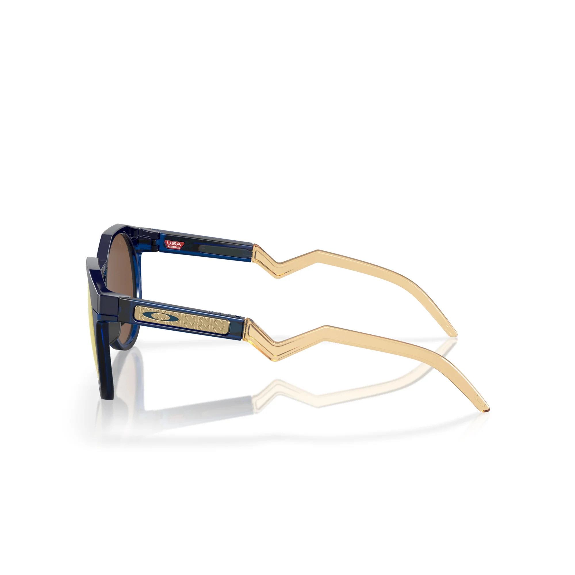 Oakley HSTN Navy/Trans Blue W/ Prizm 24k Polarized Sunglasses - Image 3