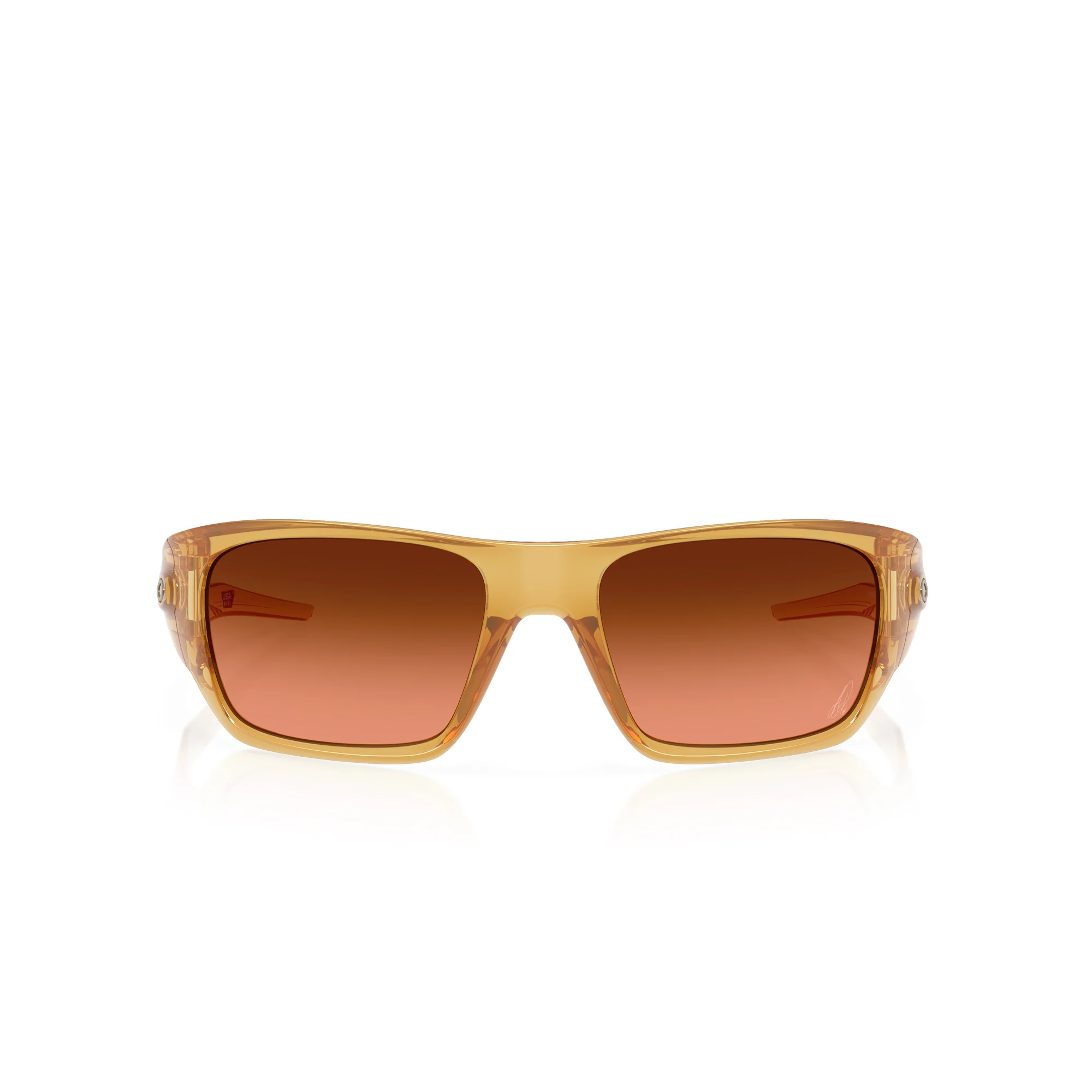 Oakley Alexia Putellas Masseter Trans Light Curry W/ Prizm Brown Gradient Sunglasses