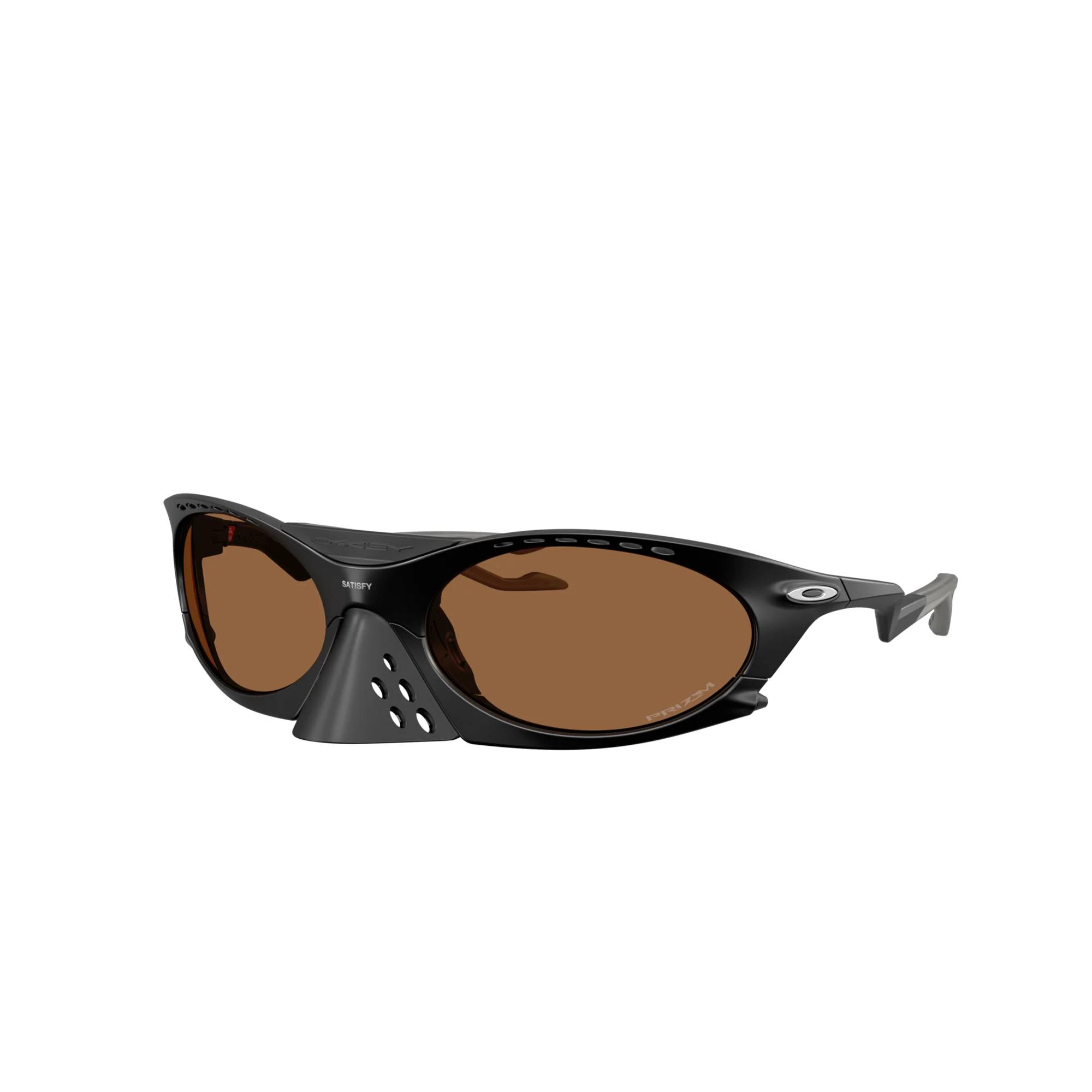 Oakley x Satisfy Running Plantaris Matte Black W/ Prizm Bronze Sunglasses - Image 2