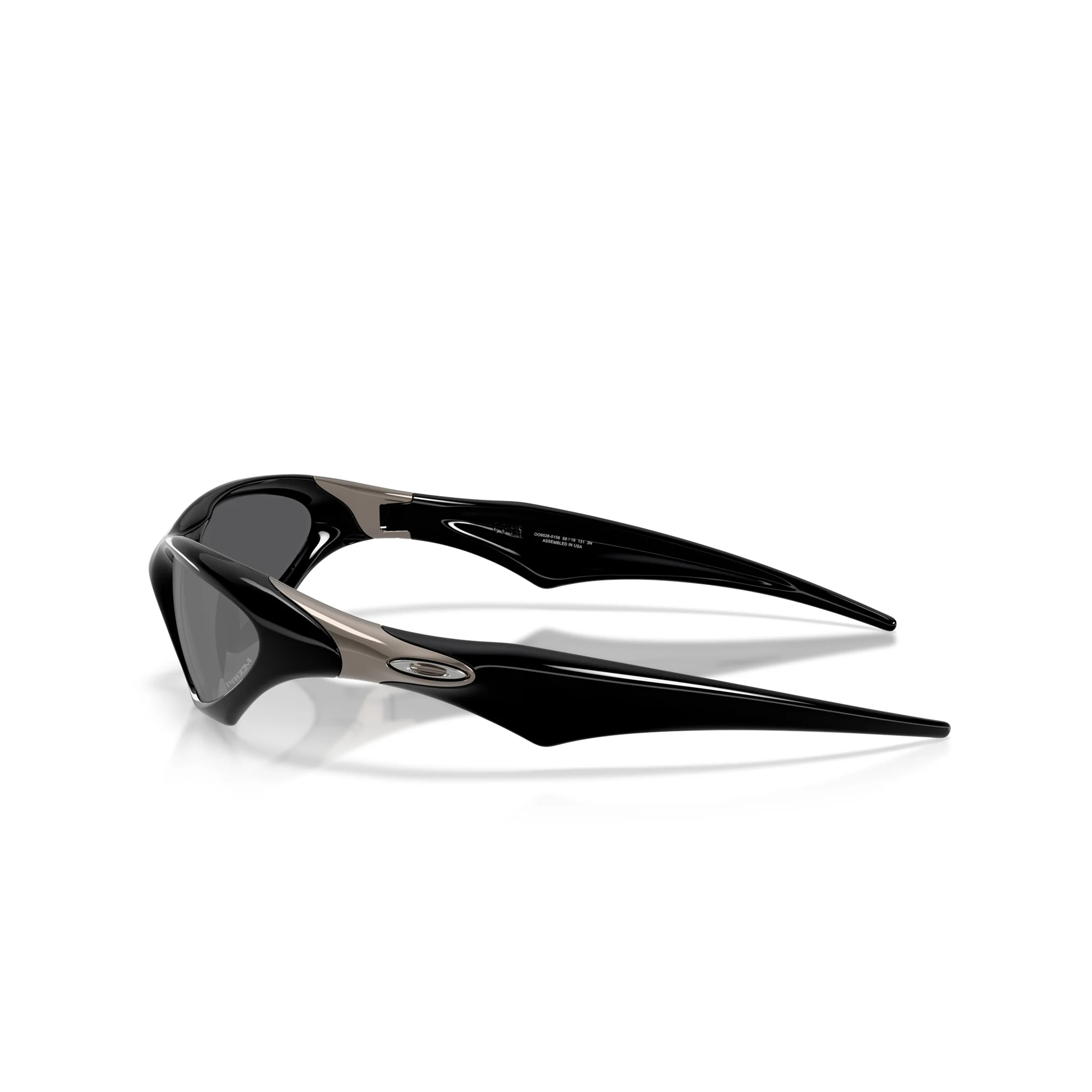 Oakley MUZM Scar Polished Black w/ Prizm Black Sunglasses - Image 3
