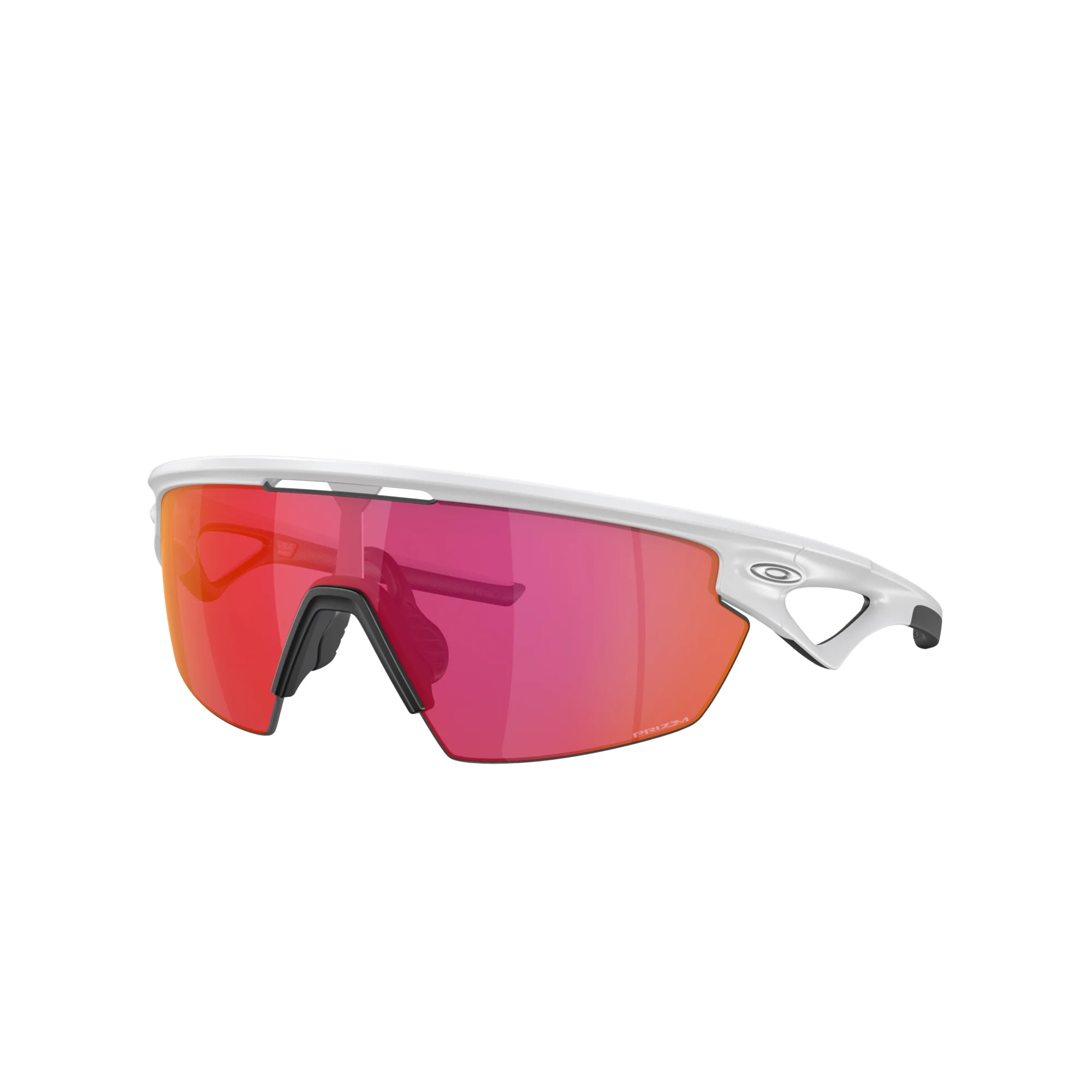 Oakley Sphaera Matte White W/ Prizm Filed Sunglasses - Image 2
