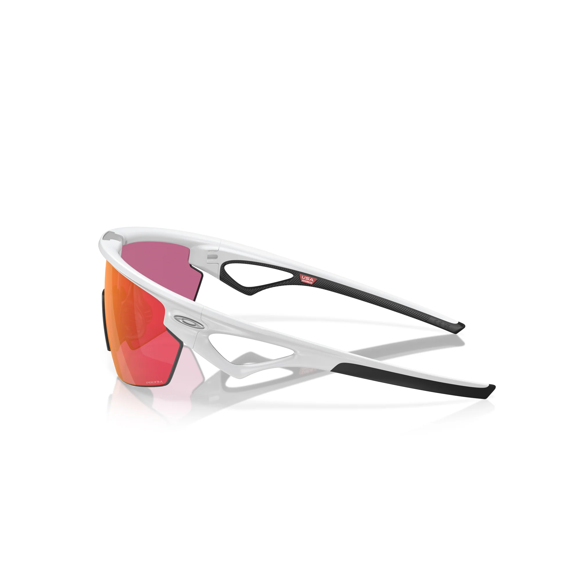 Oakley Sphaera Matte White W/ Prizm Filed Sunglasses - Image 3