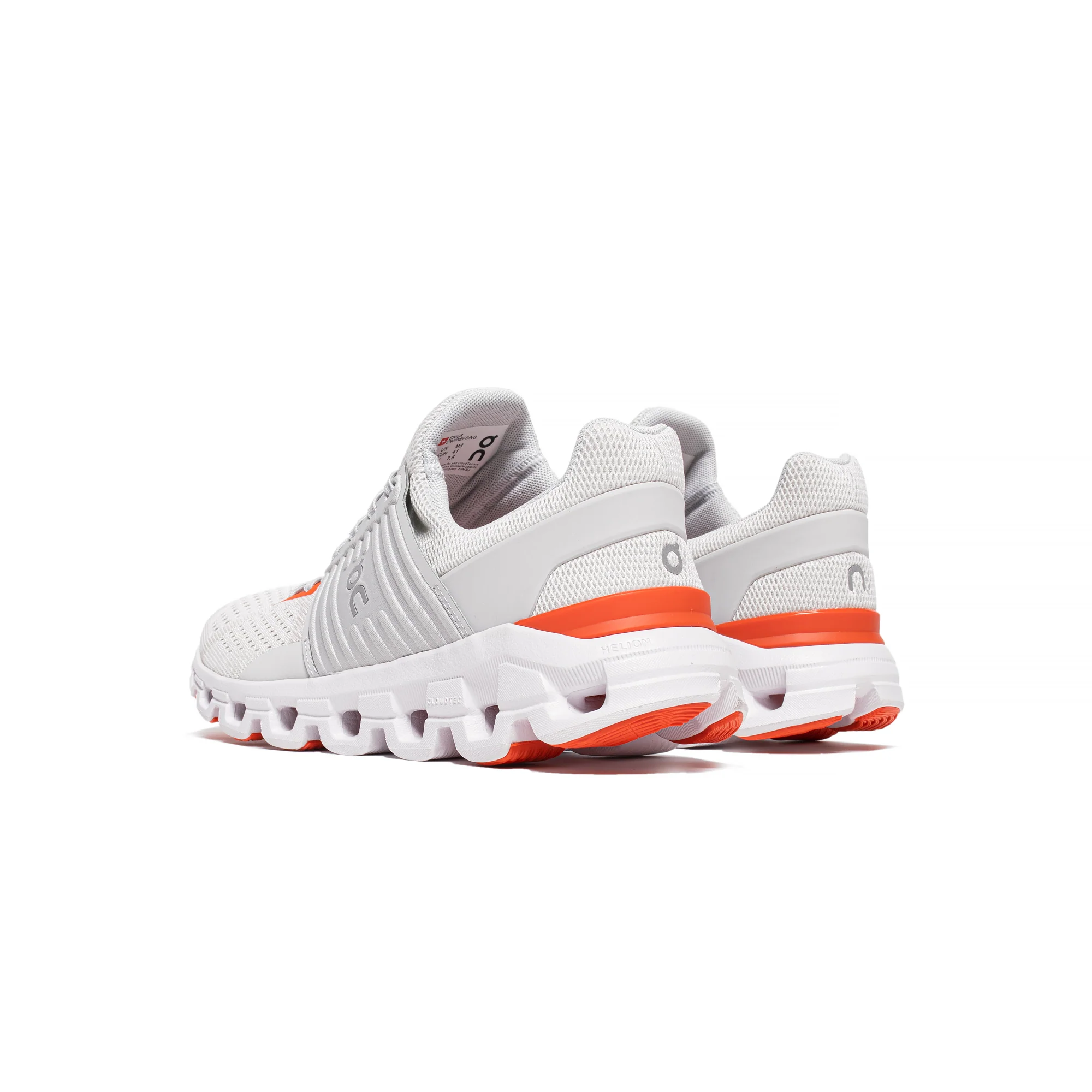 On! Mens Cloudswift 2.0 Shoes 'White/Flame' - Image 3