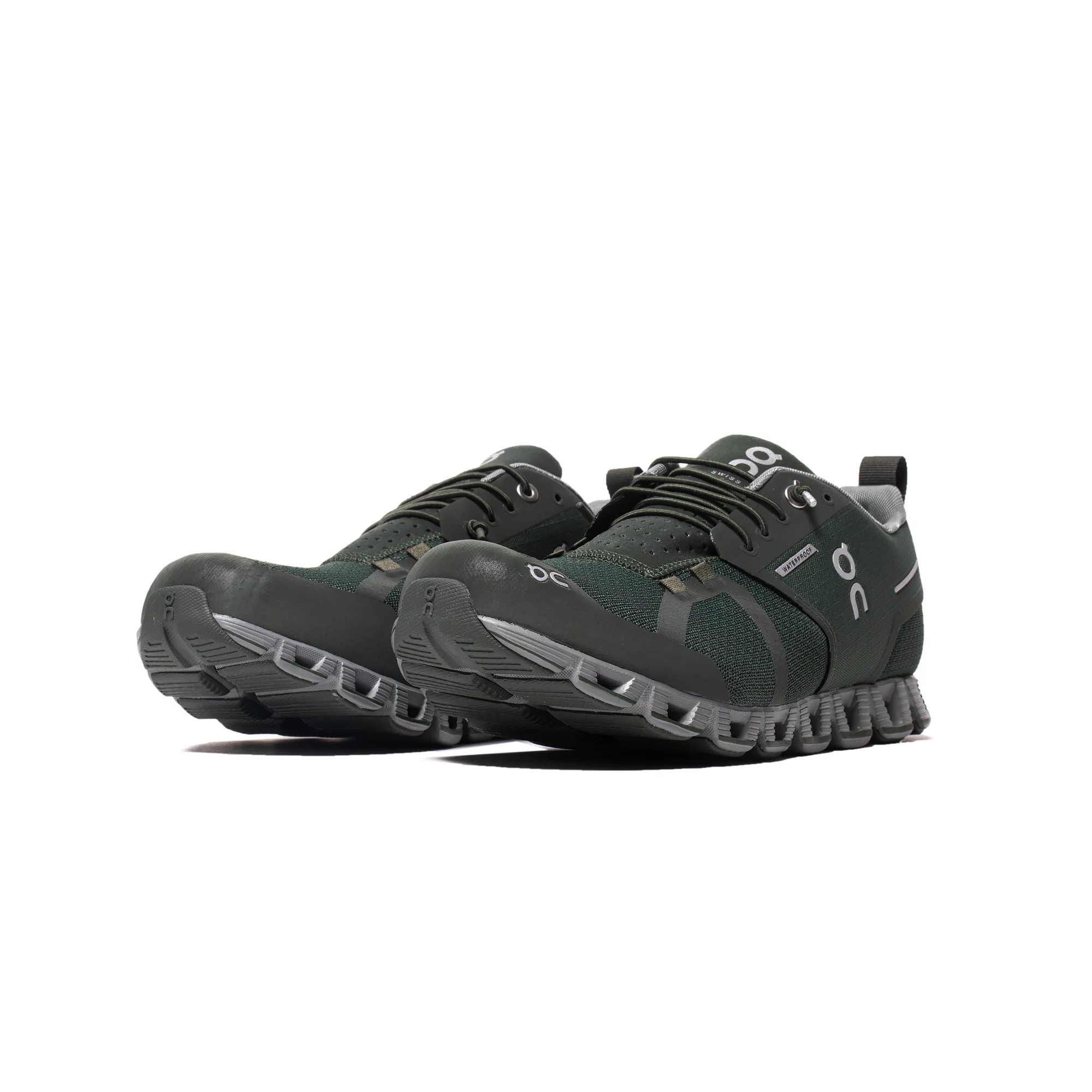 On! Mens Cloud Waterproof in Forest & Lunar - Image 2