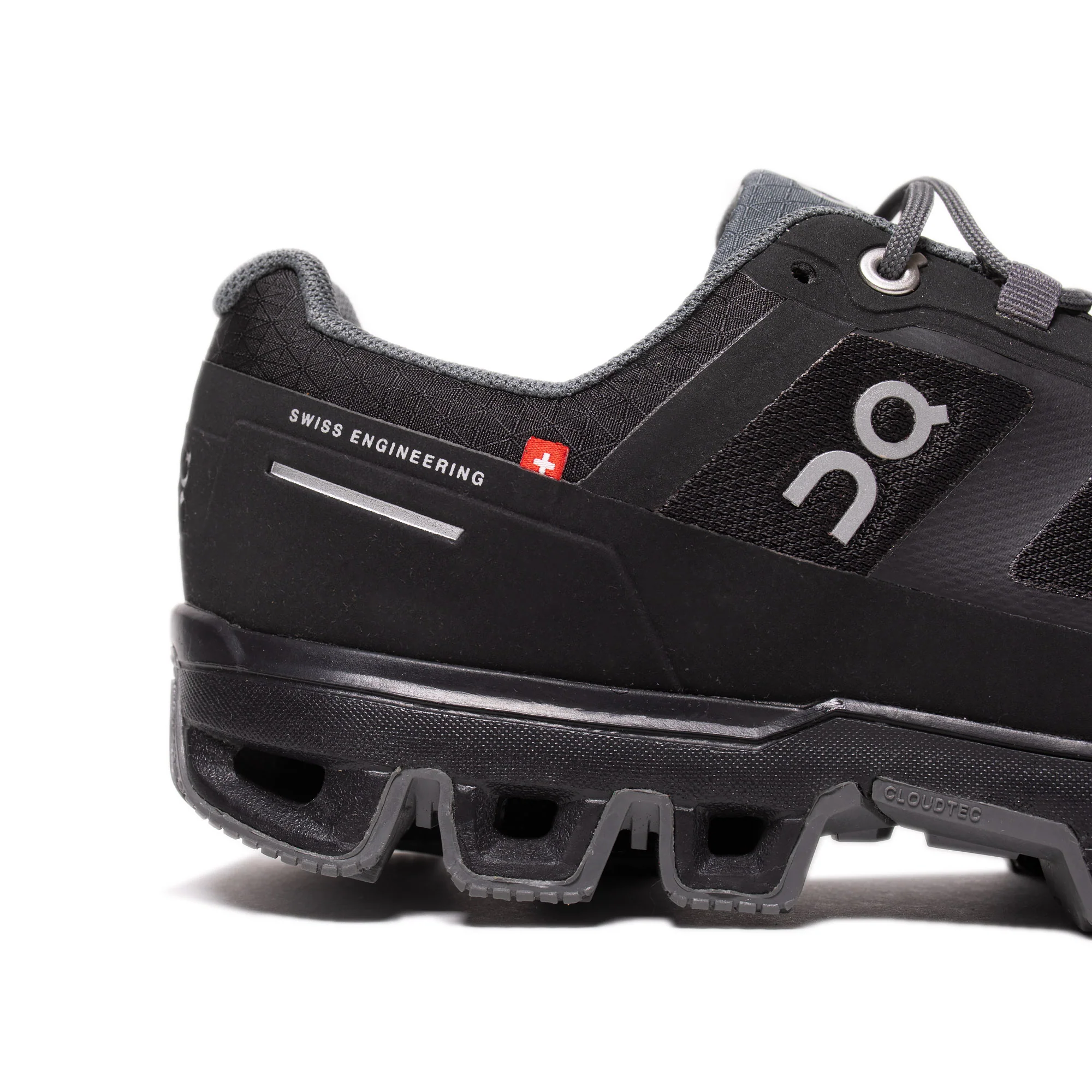 On! Men's Cloudventure Waterproof in Black & Graphite - Image 4