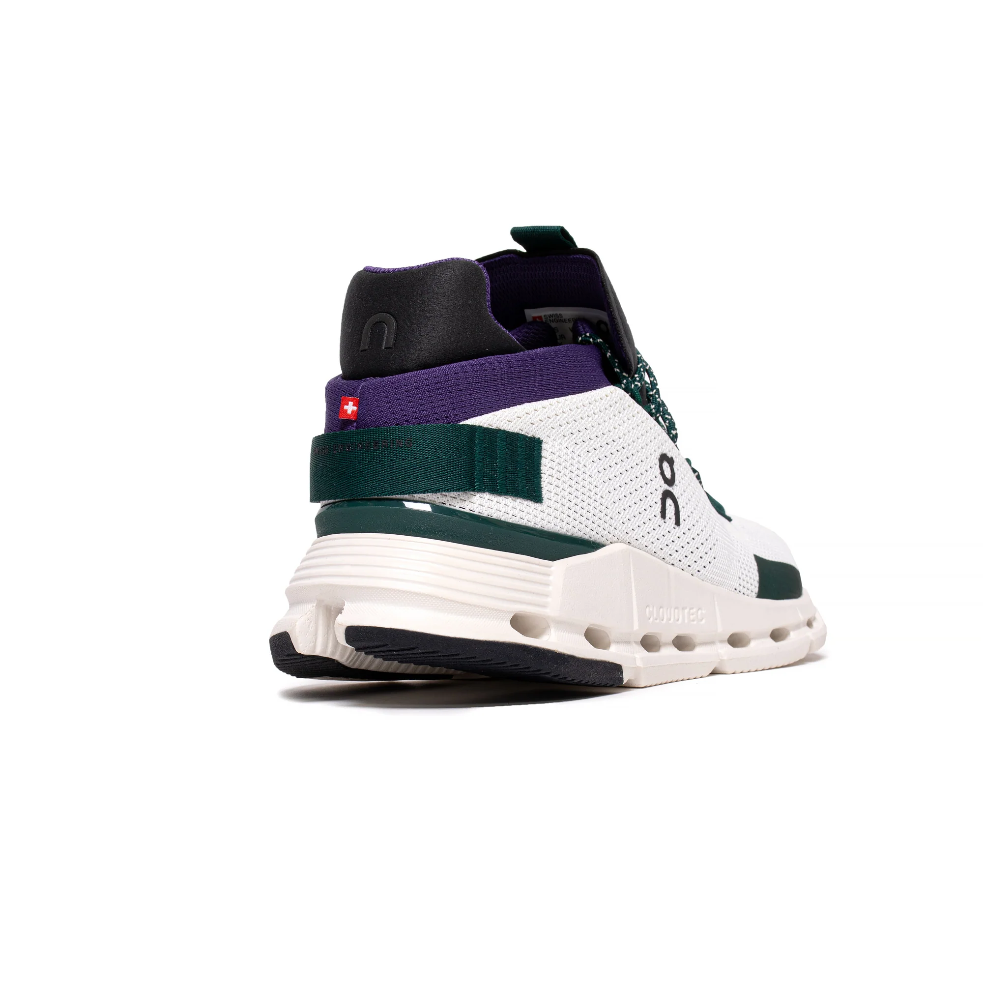 On! Womens Cloudnova Shoes 'White/Violet' - Image 4