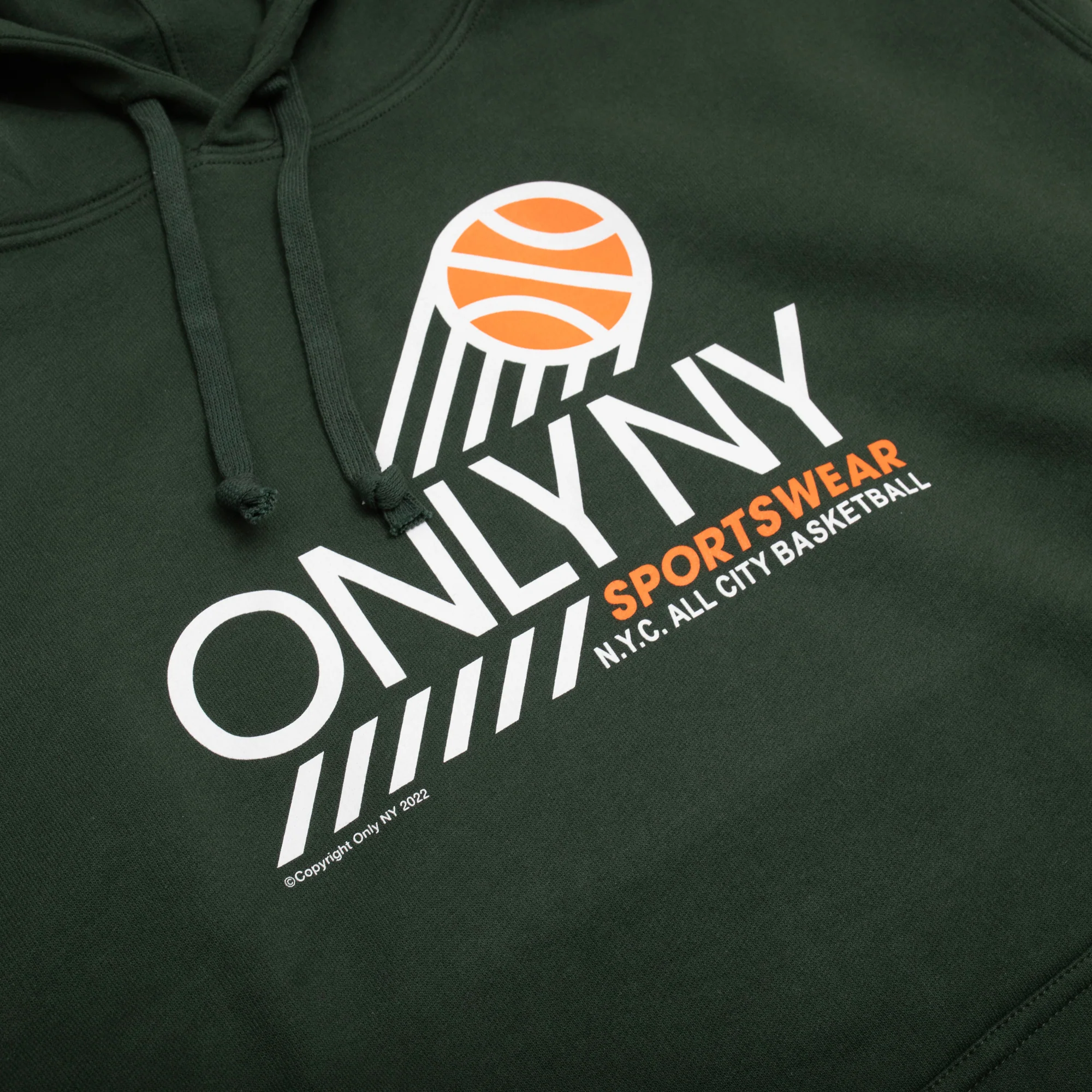 Only NY Mens All City Basketball Hoodie - Image 2