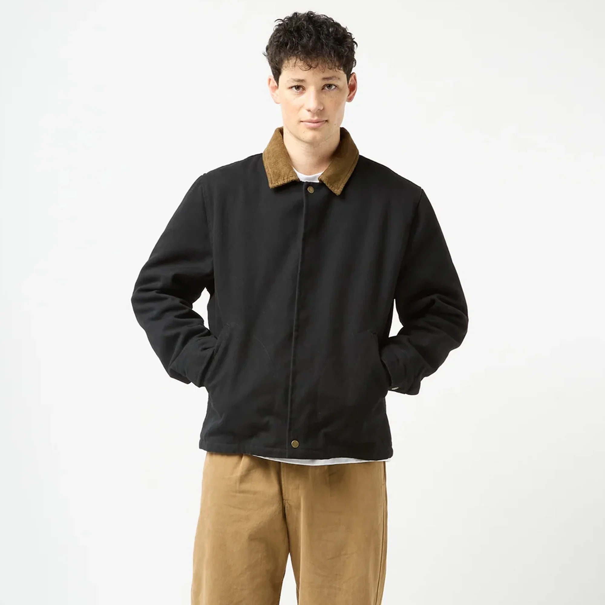 Only NY Mens Canvas Barn Coat - Image 2