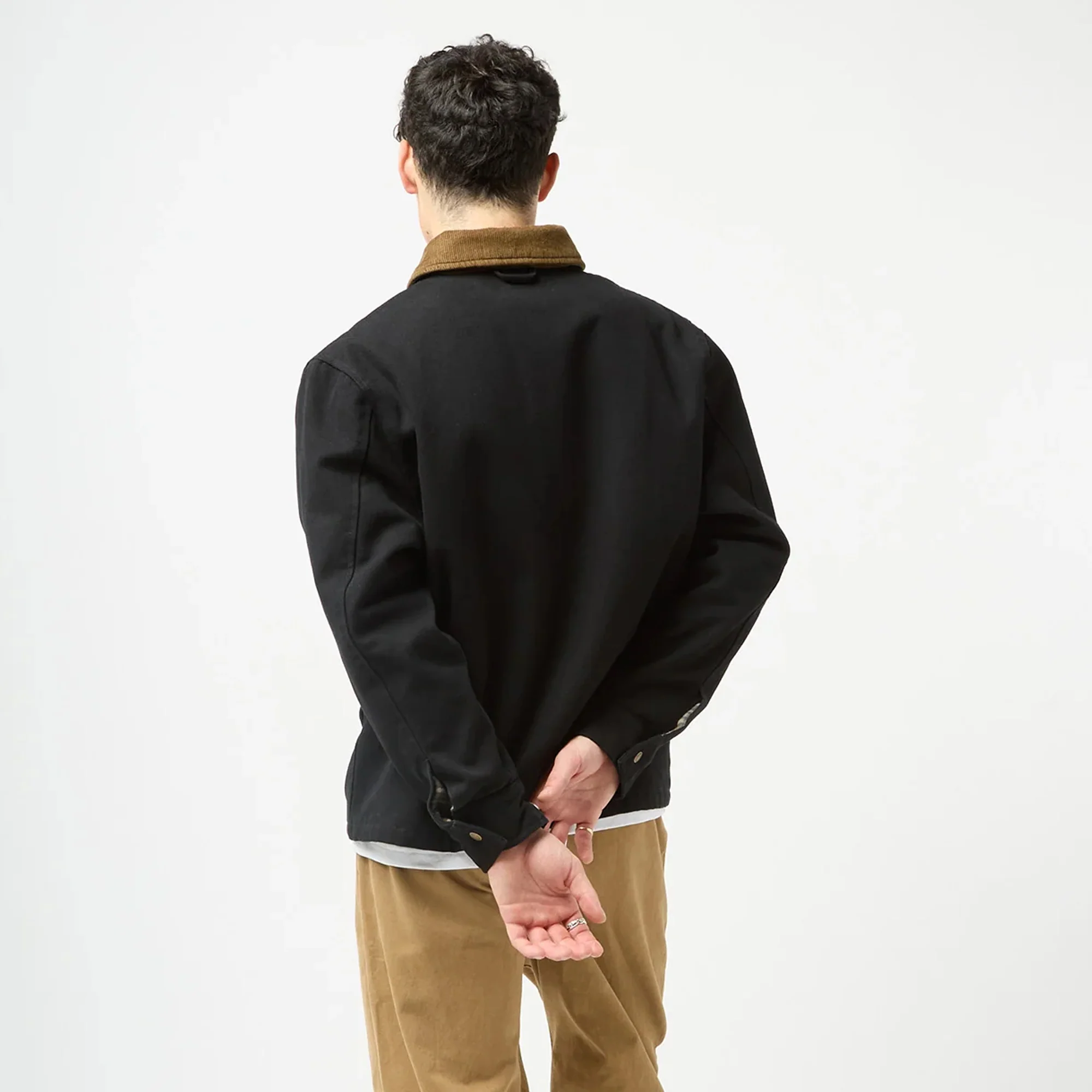Only NY Mens Canvas Barn Coat - Image 3