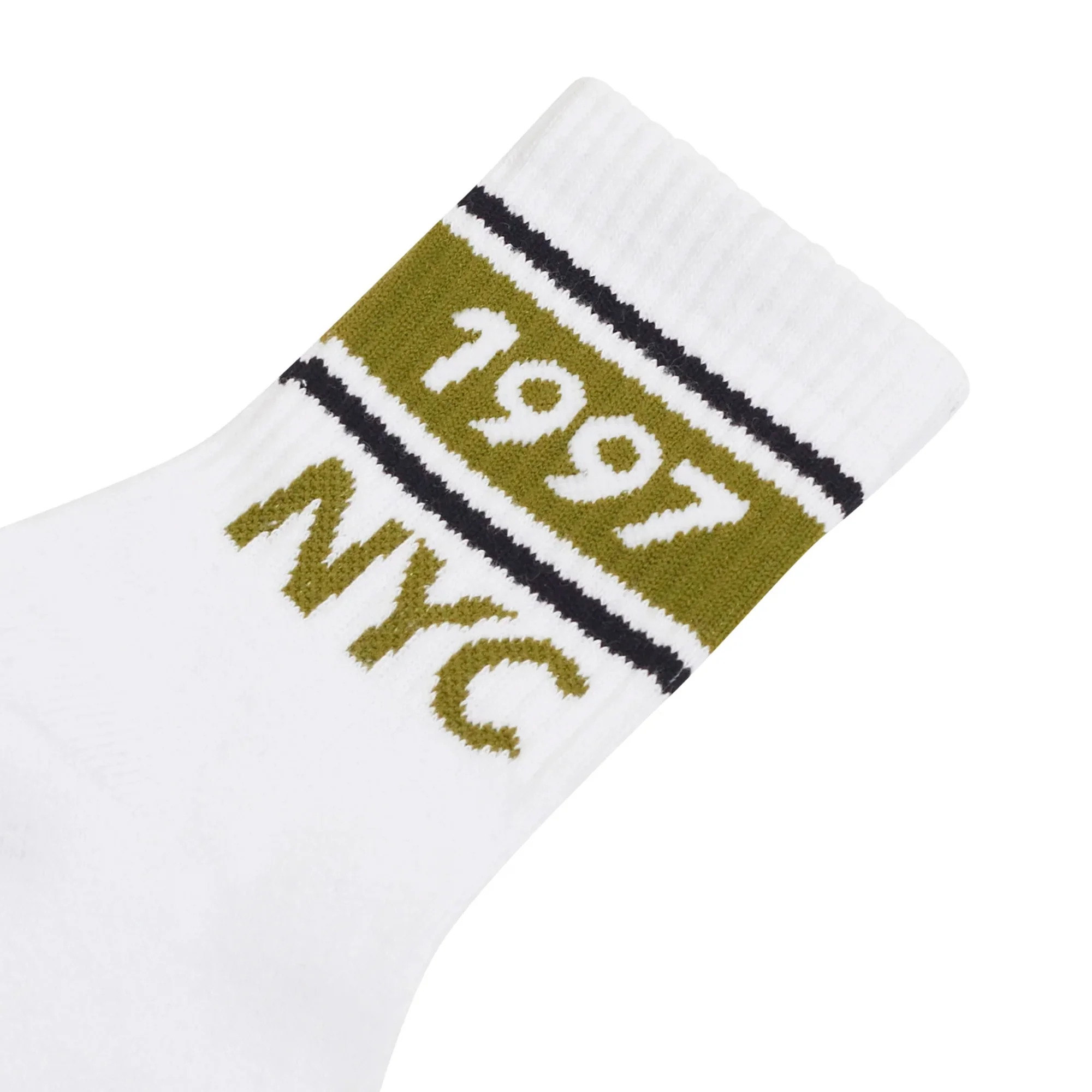 Only NY Track Half Crew Socks - Image 2