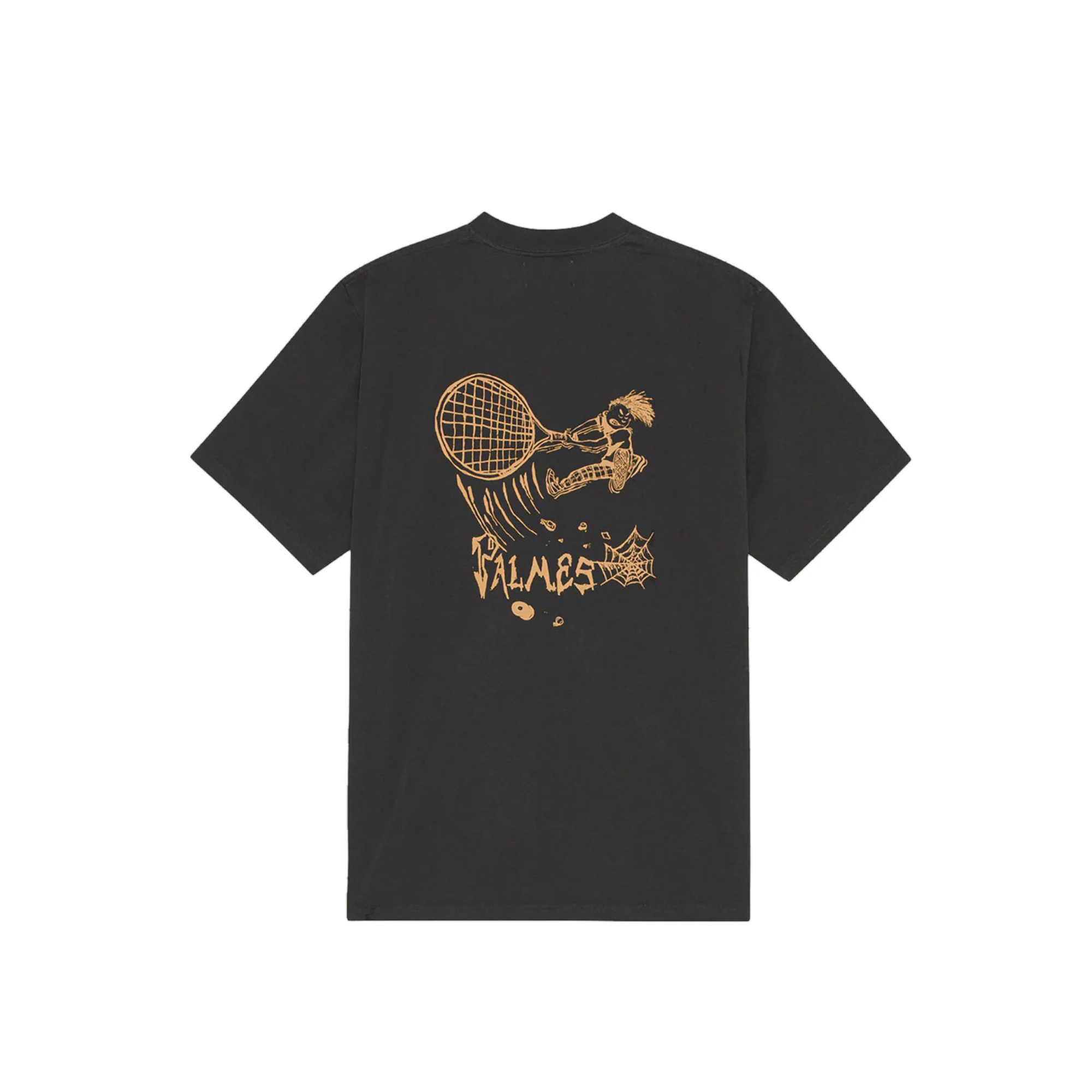 Palmes Mens Punk Pocket T-Shirt 'Black' - Image 2