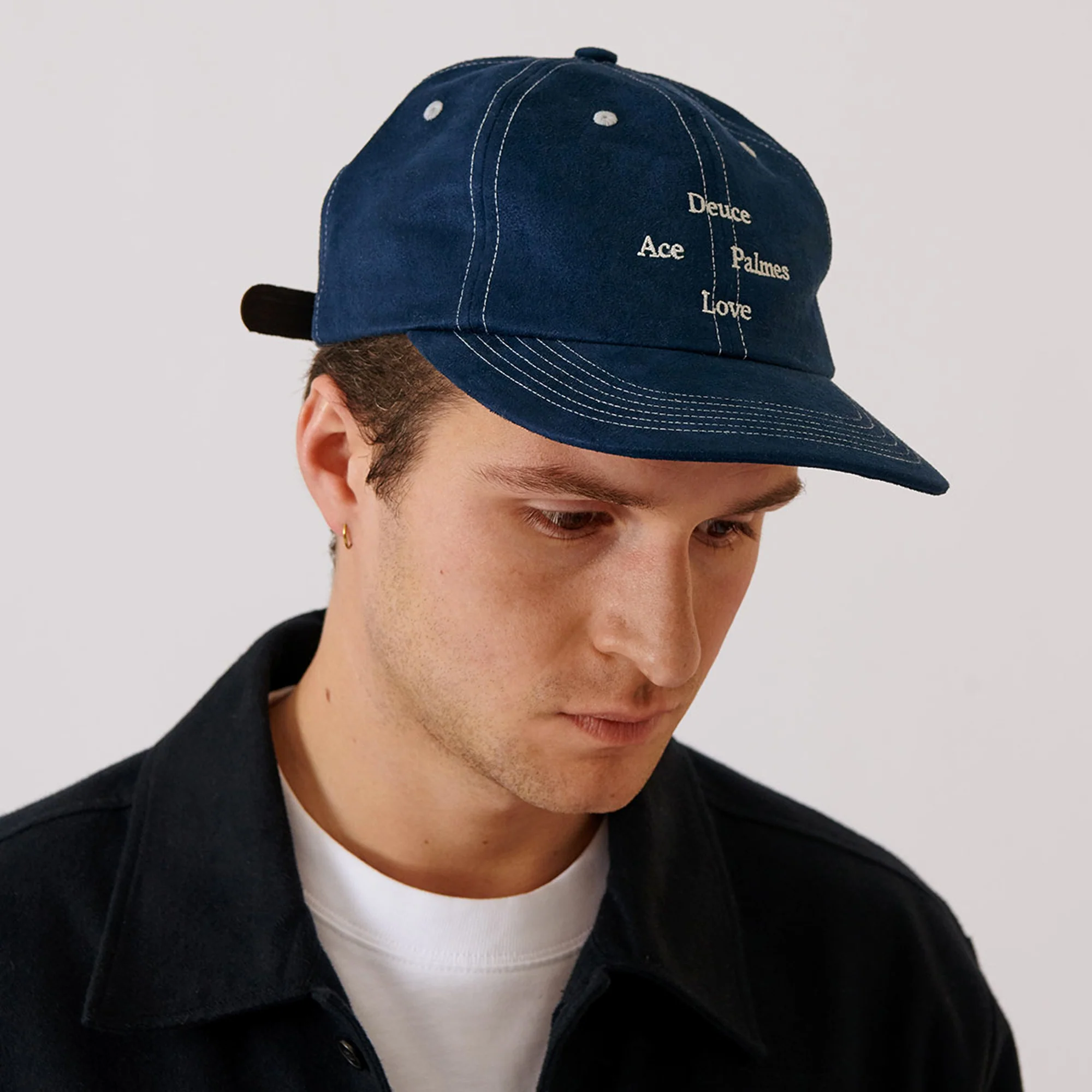 Palmes Mens Square 6-Panel Cap - Image 2
