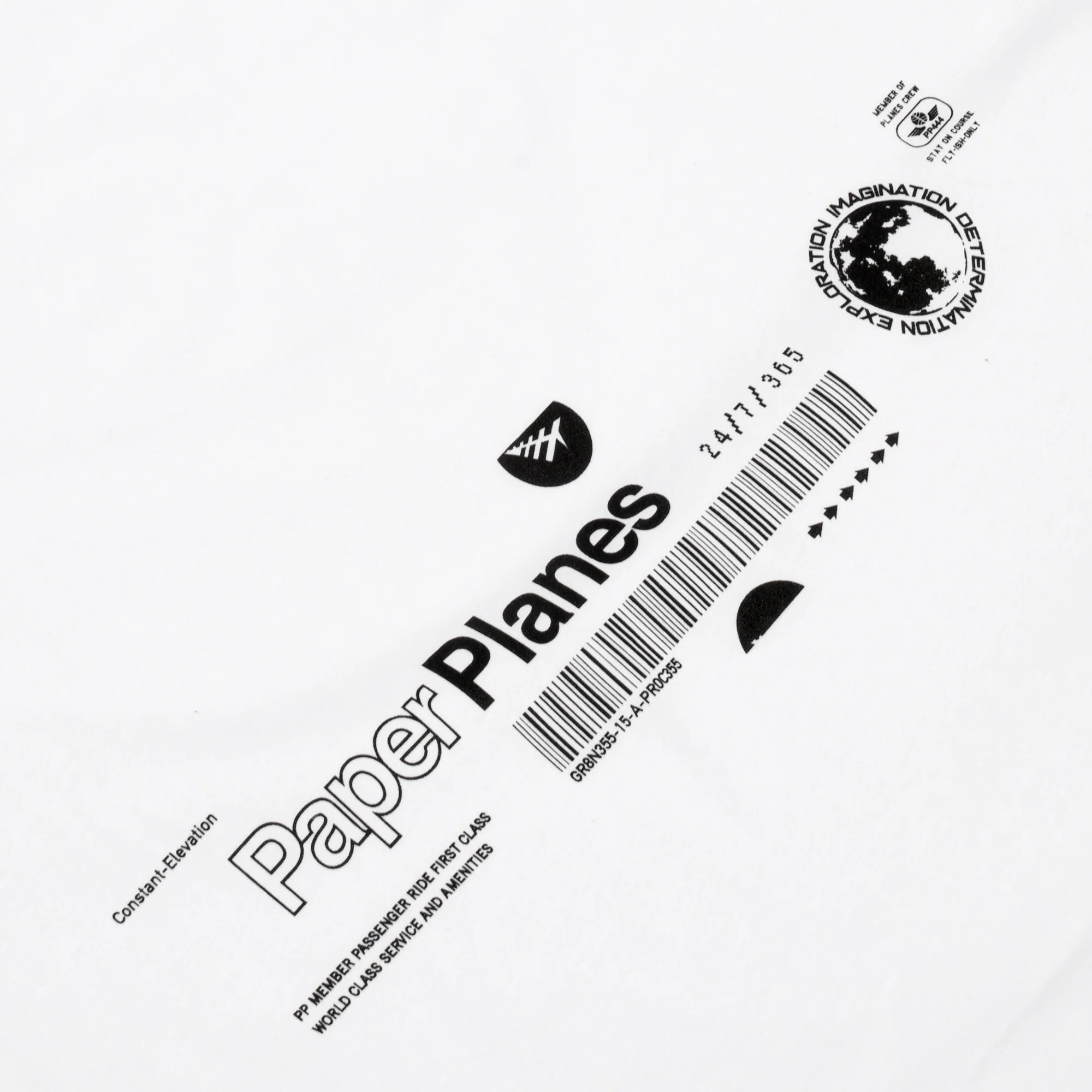 Paper Planes Mens Peace Tee 'White' - Image 4