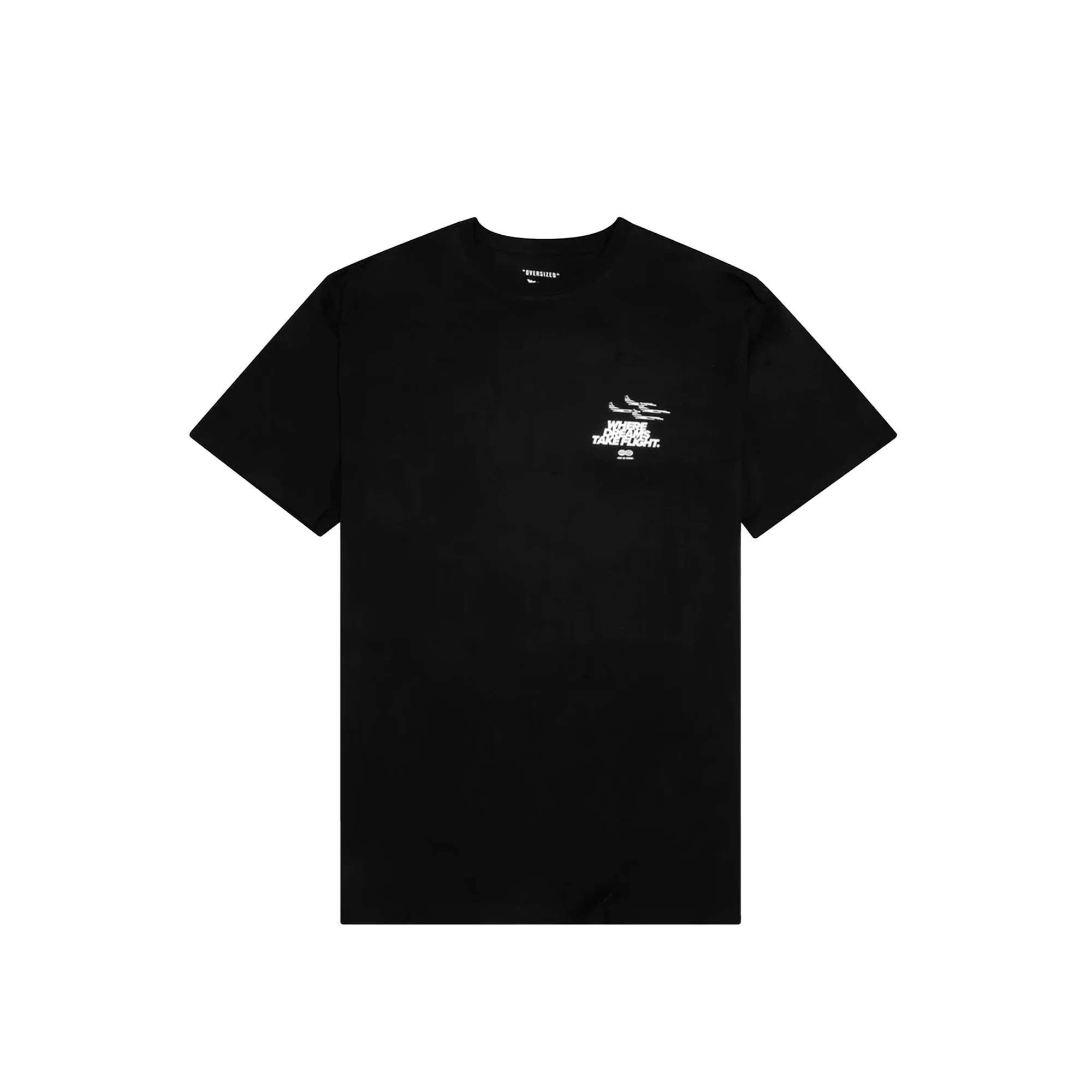 Paper Plane Men Dream Valley Oversized Tee 'Black'