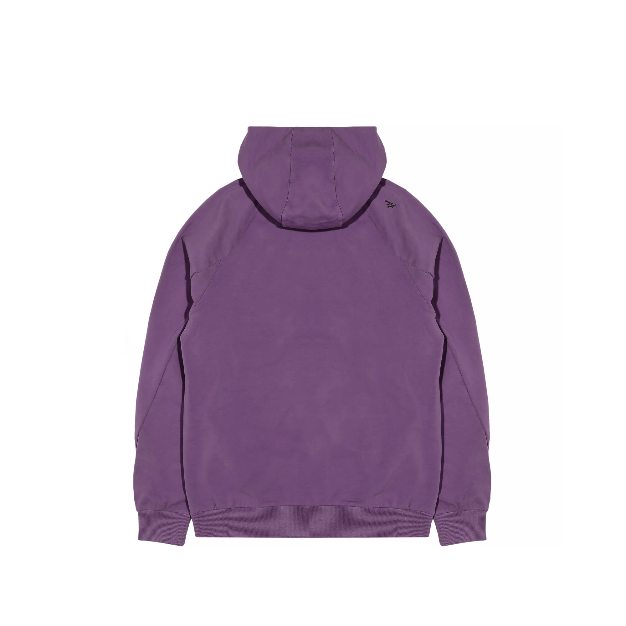Paper Planes Mens Advanced Garment Dye Hoodie 'Mauve' - Image 2