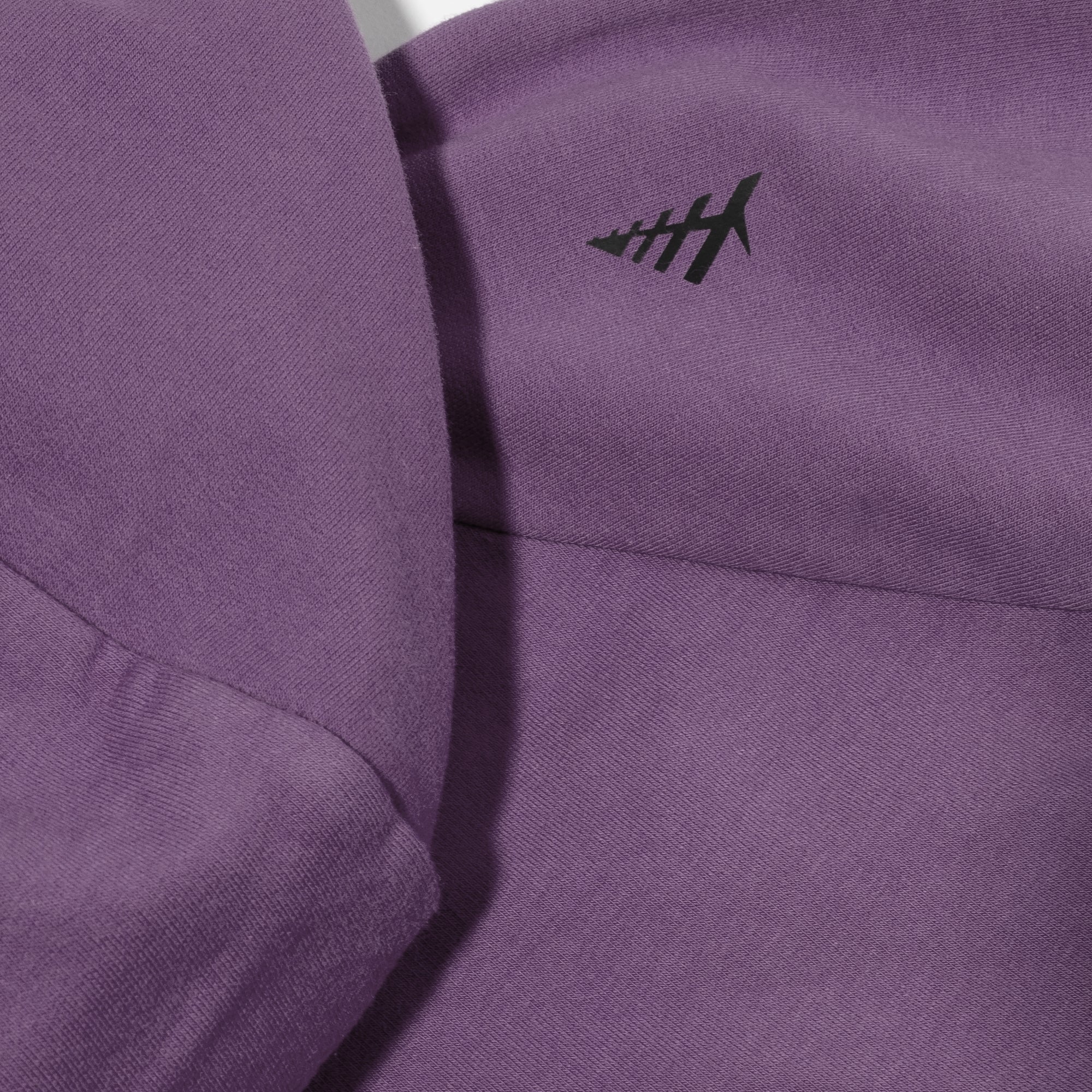 Paper Planes Mens Advanced Garment Dye Hoodie 'Mauve' - Image 4