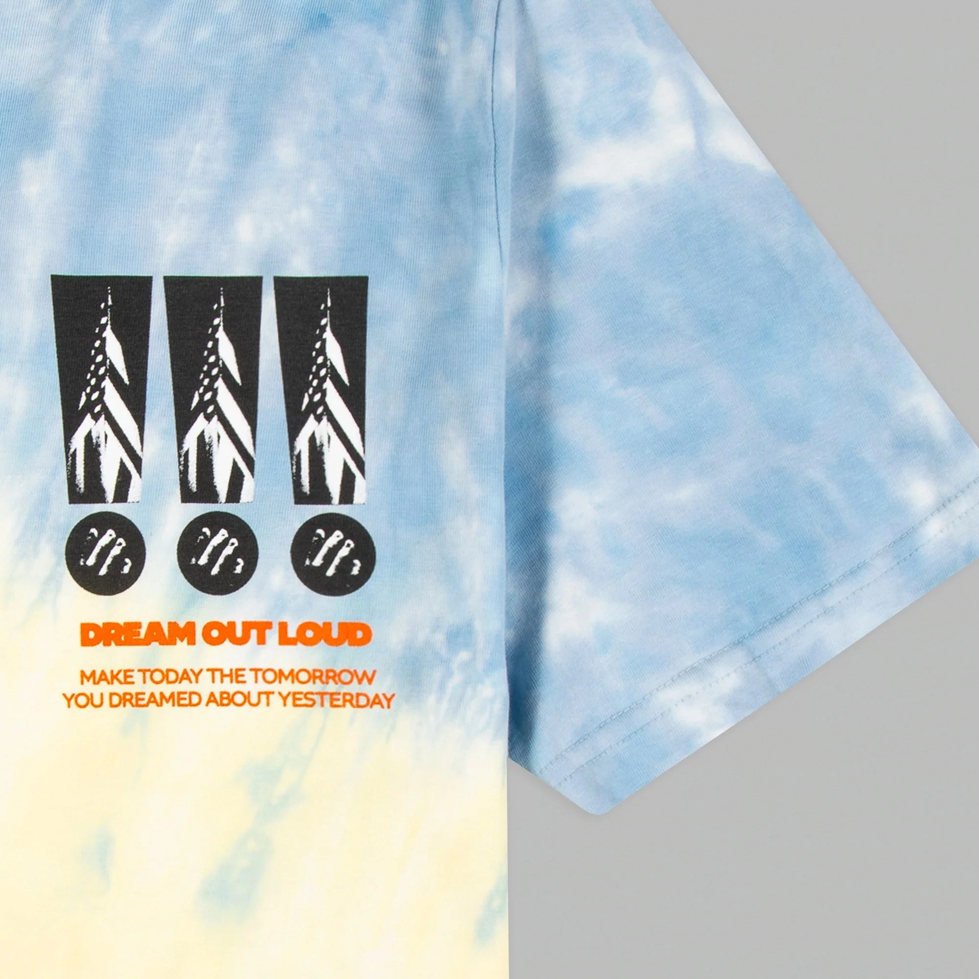 Paper Planes Mens Ride or Dye Chromatic SS Tee - Image 3
