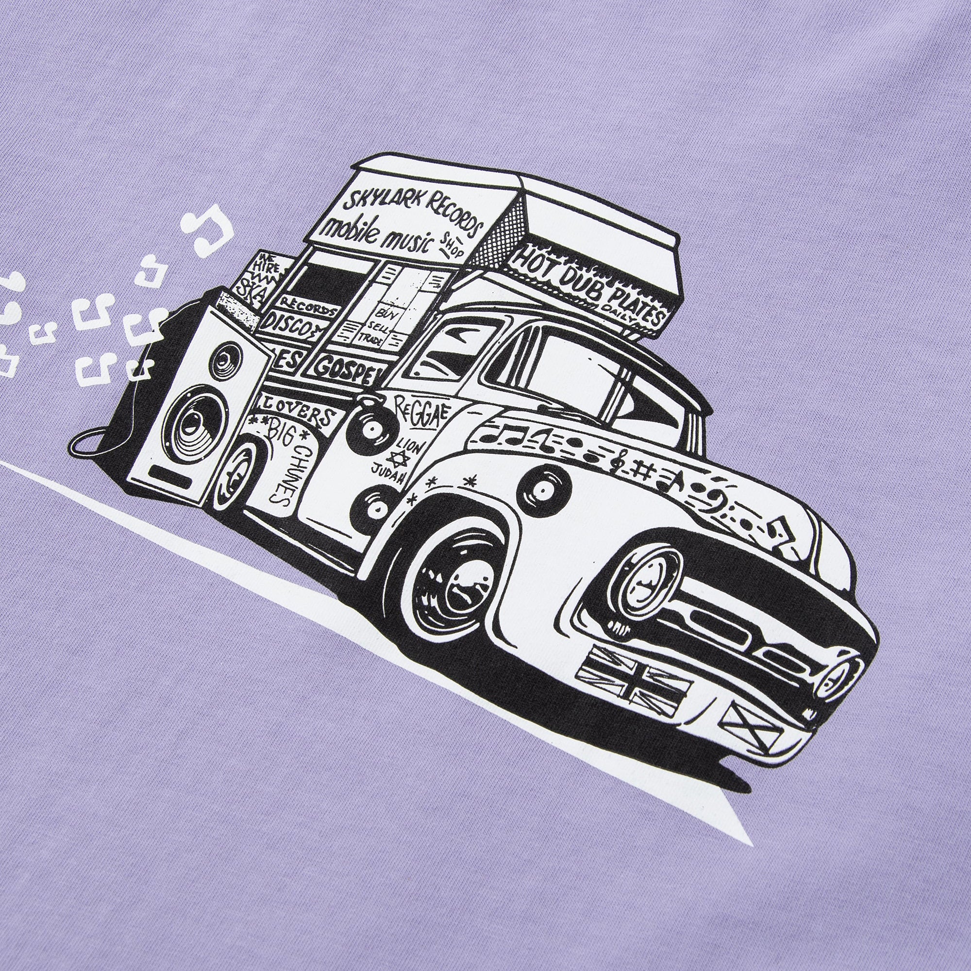 Paper Planes Mens Skylark Records SS Tee - Image 3