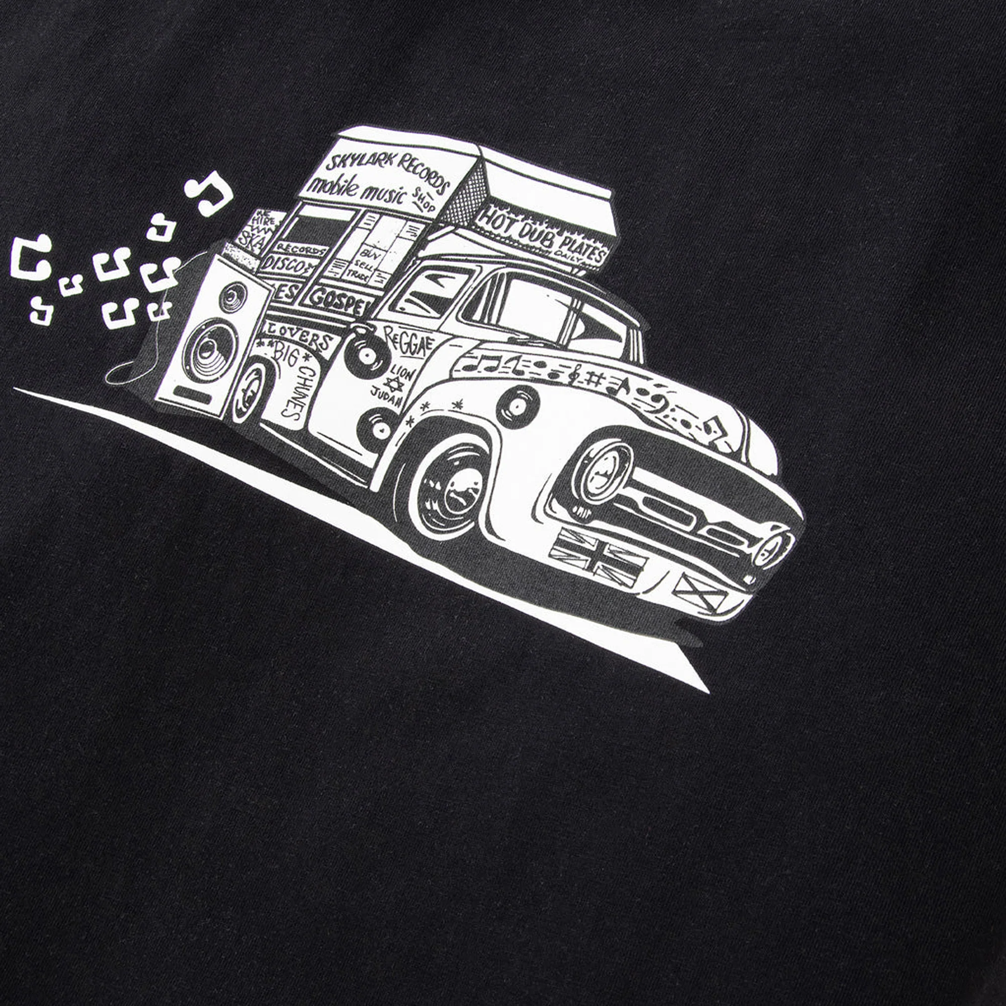 Paper Planes Mens Skylark Records SS Tee - Image 3