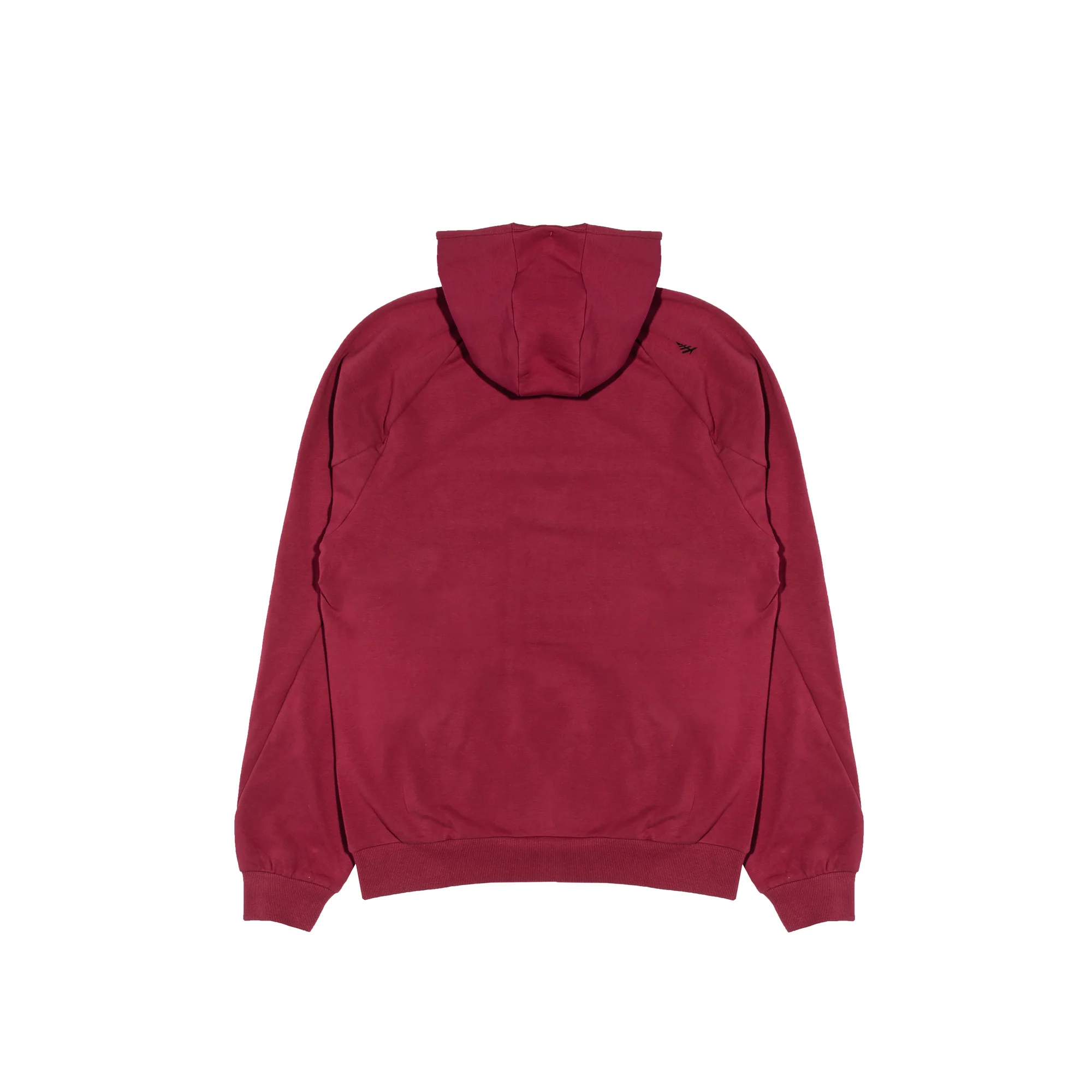 Paper Planes Mens Volume 2 Fleece Zip Hoodie 'Carmine' - Image 2
