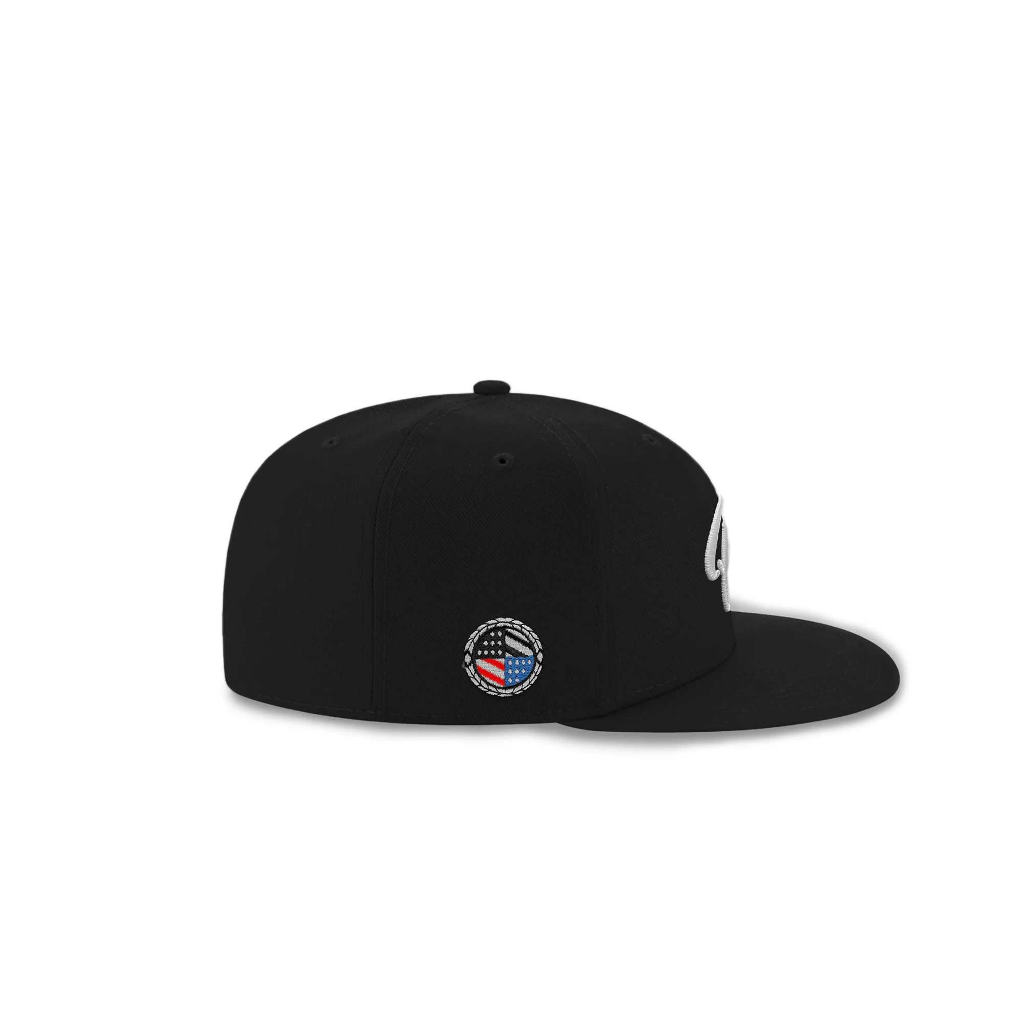 Paper Planes Mens Scripted Mantra Old School Snapback w/ Contrast Undervisor 'Black' - Image 2