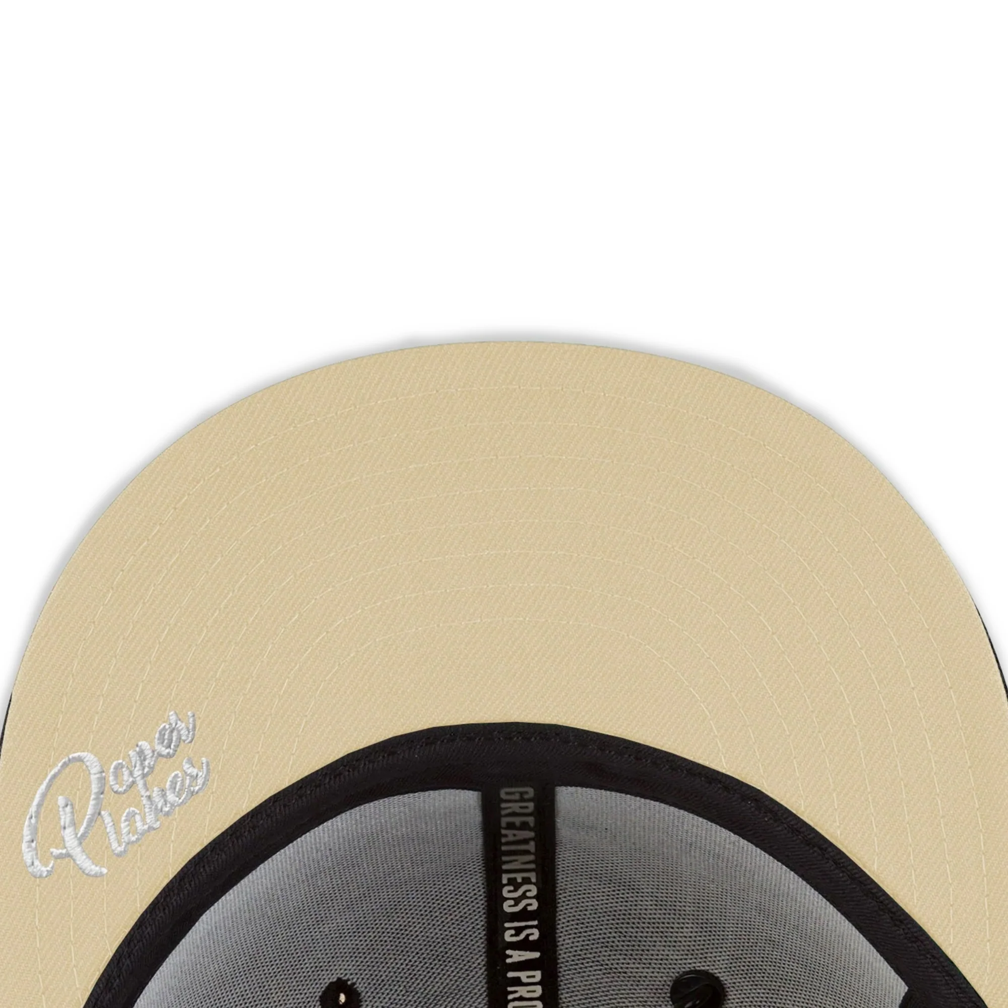 Paper Planes Mens Scripted Mantra Old School Snapback w/ Contrast Undervisor 'Black' - Image 4