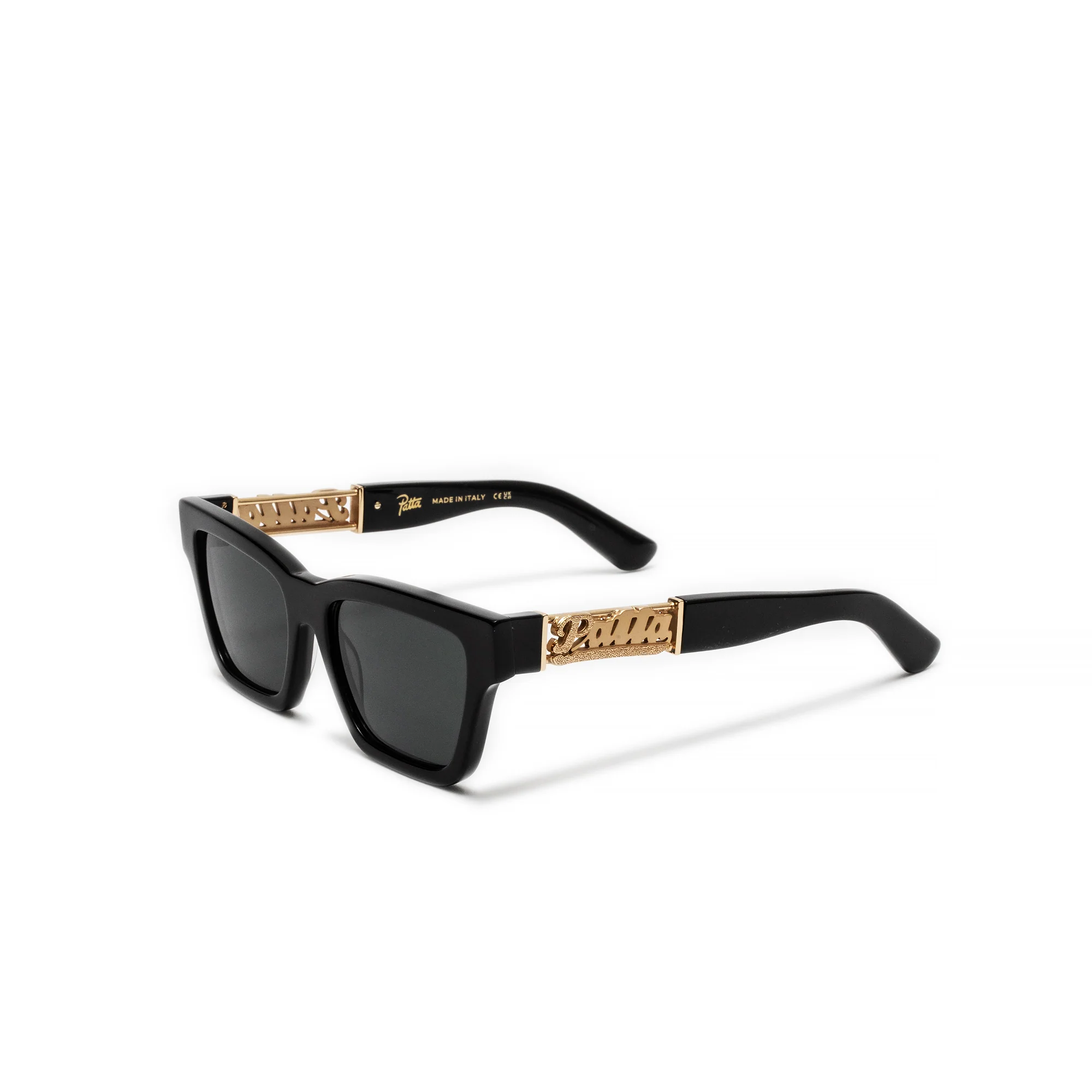 Patta Gold Stamp Sunglasses (Black) - Image 2