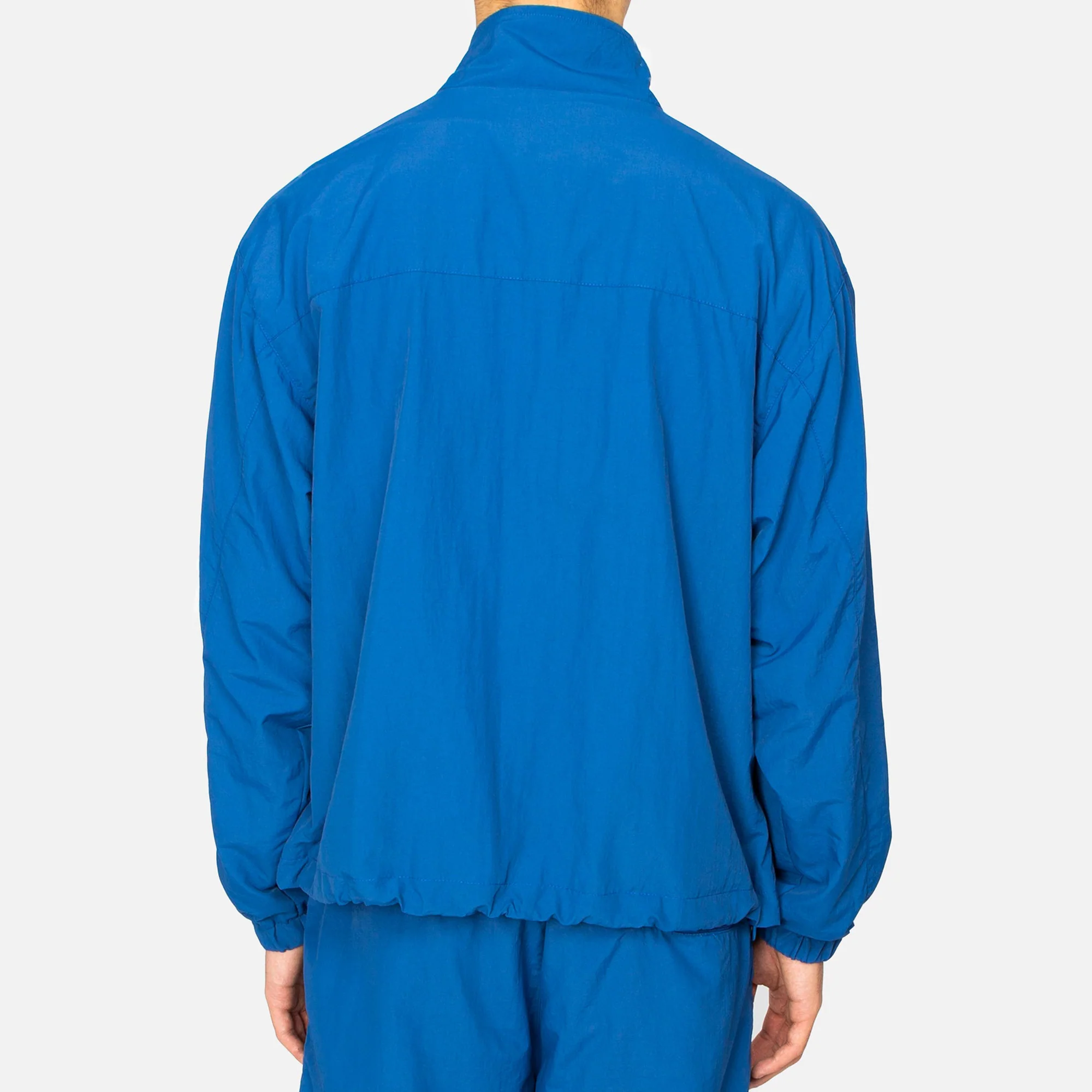 Patta Mens Basic Nylon M2 Track Jacket 'Monaco Blue' - Image 3