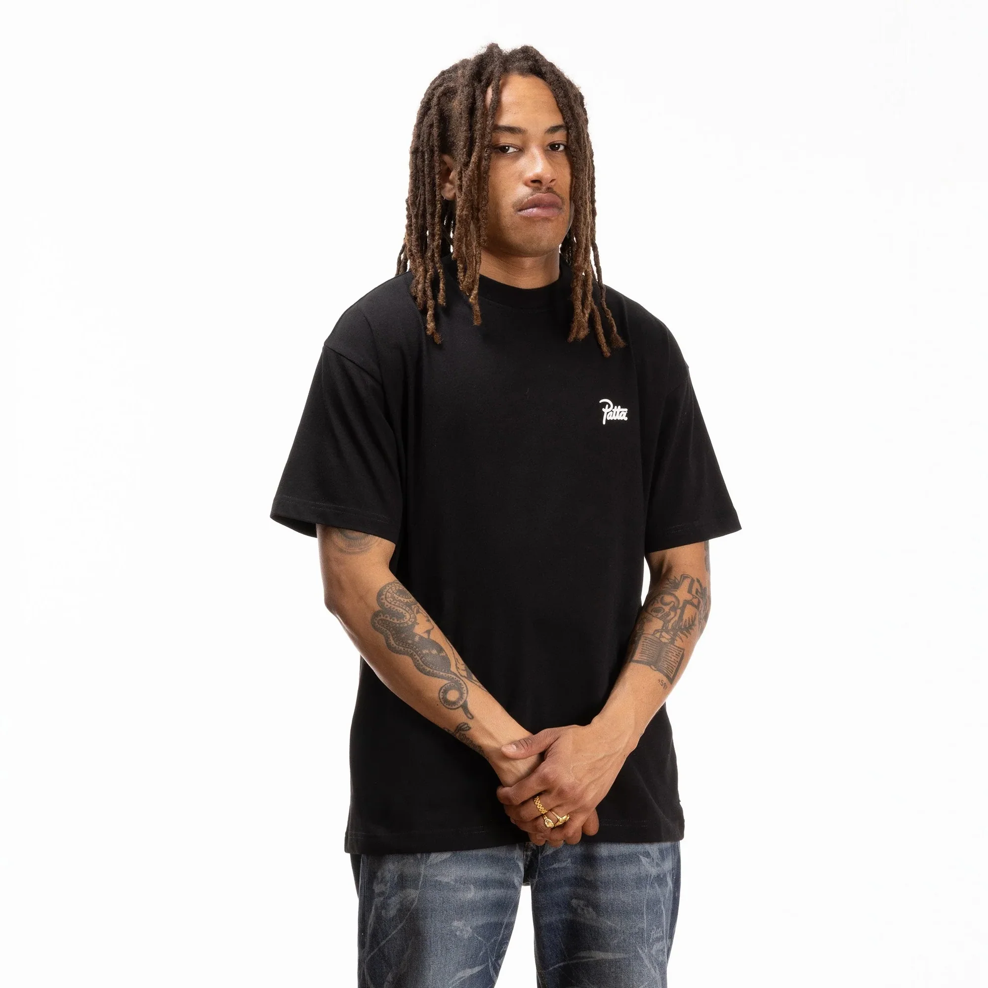 Patta Mens Basic Script Logo Tee - Image 2